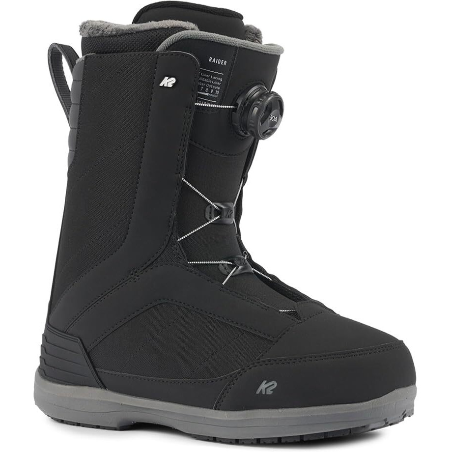 K2 Raider Mens Snowboard Boots  Black  10