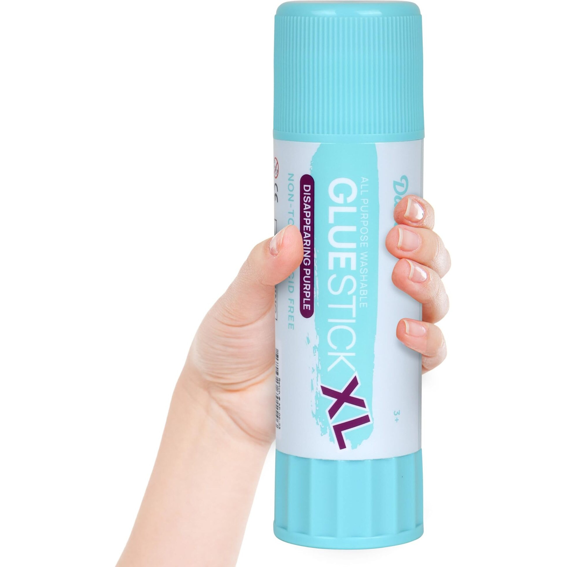 Darice Giant Disappearing Purple Glue Sticks  Large 115-Gram Jumbo Xl Glue Stick - Dries Clear  Washable  Non-Toxic - Classroom School Supplies - 1 Pack 4.05Oz