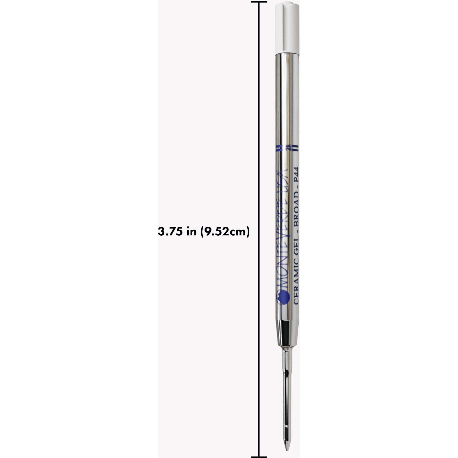 Monteverde Capless Ceramic Gel Refill For Parker Pens  Blue / Black (P442Bb)