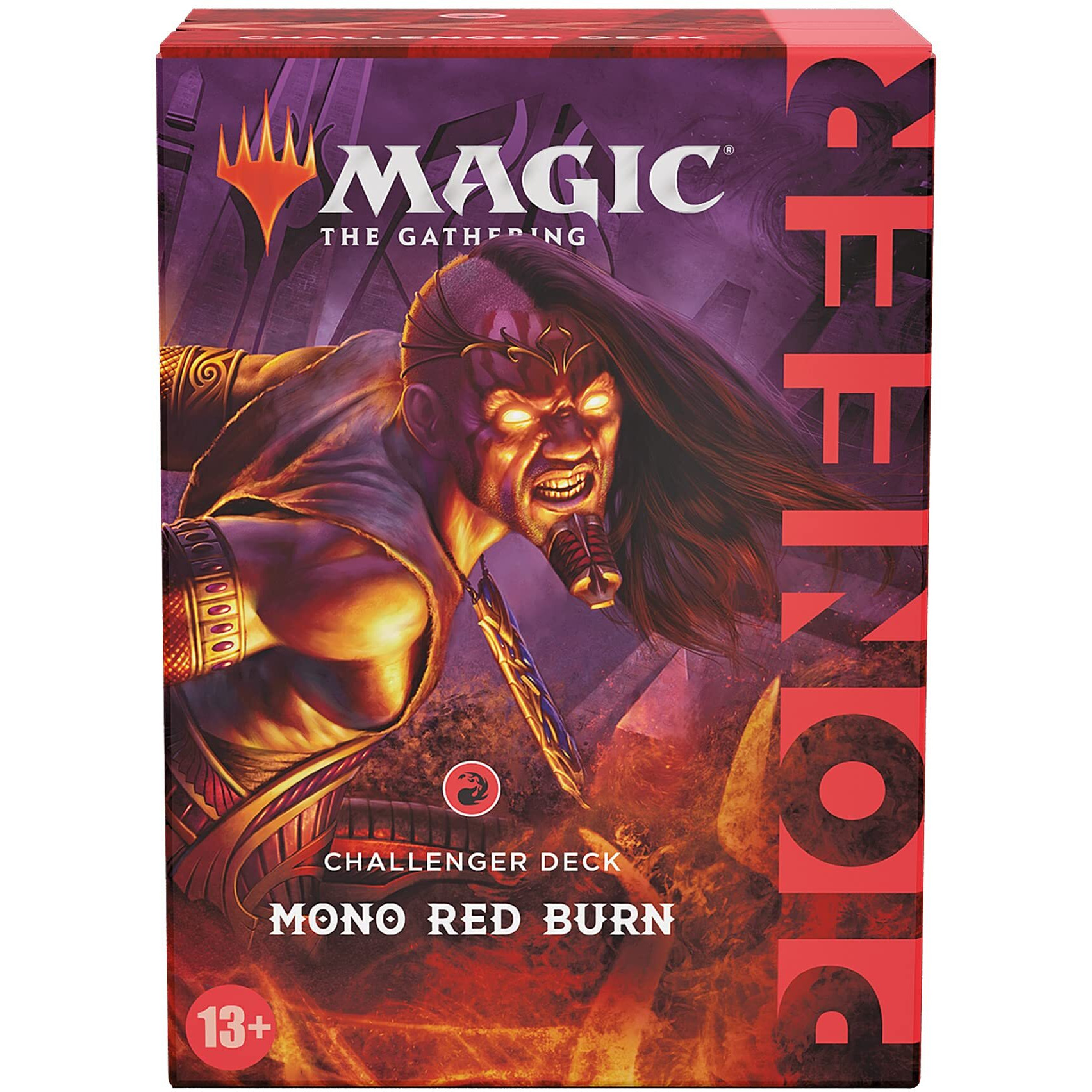Magic The Gathering Pioneer Challenger Deck 2021 - Mono Red Burn (Red) For Ages 13+ Years