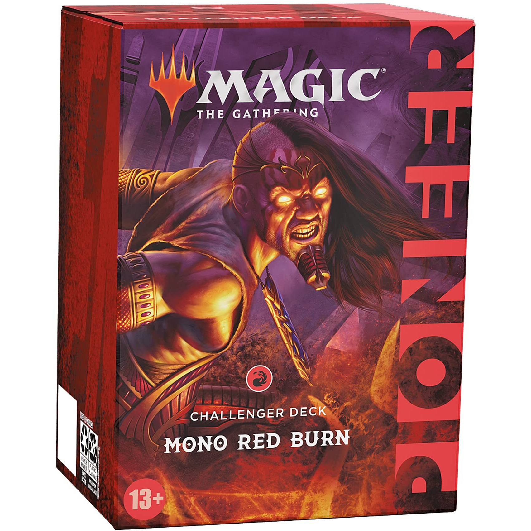 Magic The Gathering Pioneer Challenger Deck 2021 - Mono Red Burn (Red) For Ages 13+ Years