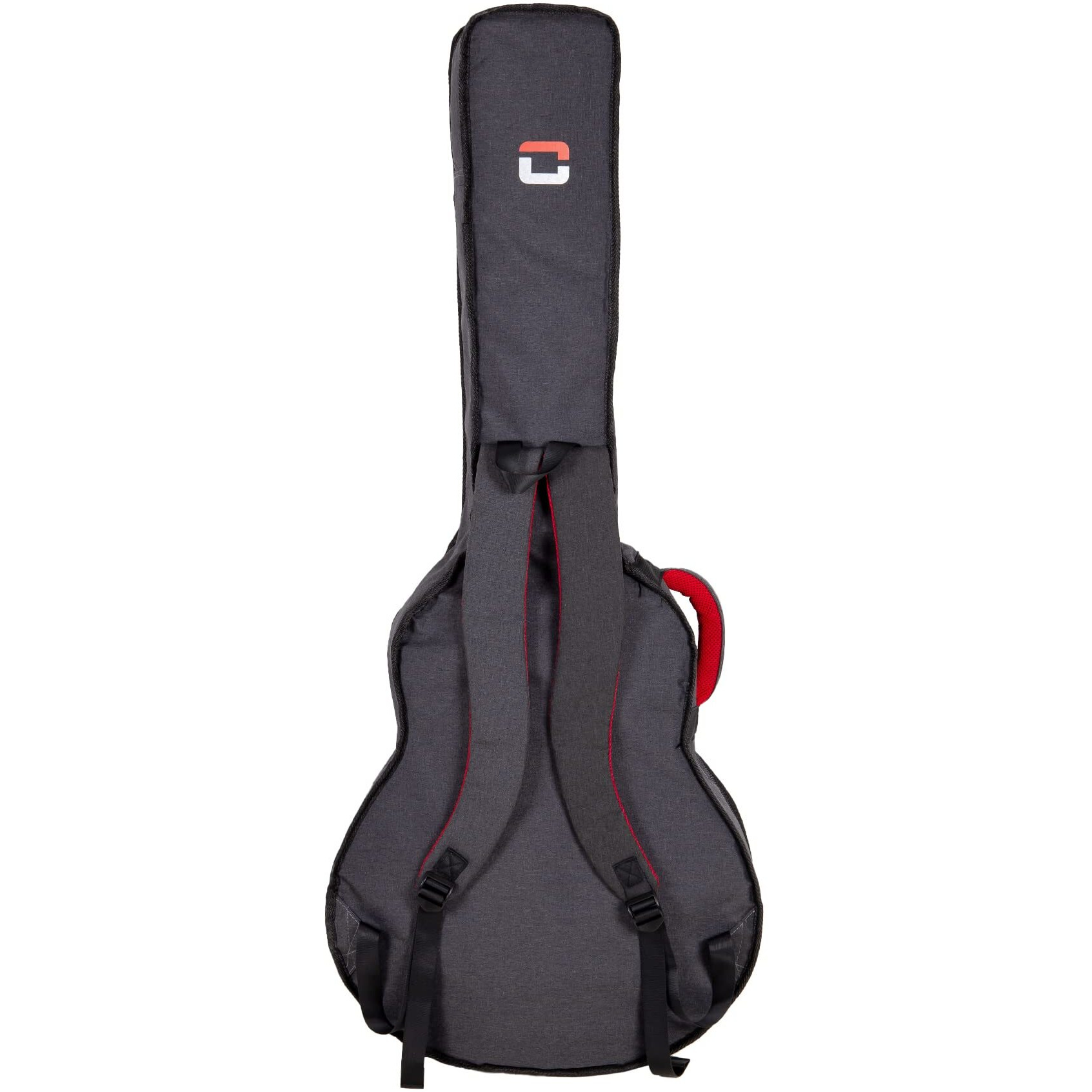 Crossrock 10Mm Padded Guitar Backpack Case For 16"" Archtop/Hollow Body/Jazz Electric Guitars - Lightweight Gig Bag Fits Gretsch Electromatic  Ibanez  Epiphone  Gibson Es Series (Crsg107Sadg)