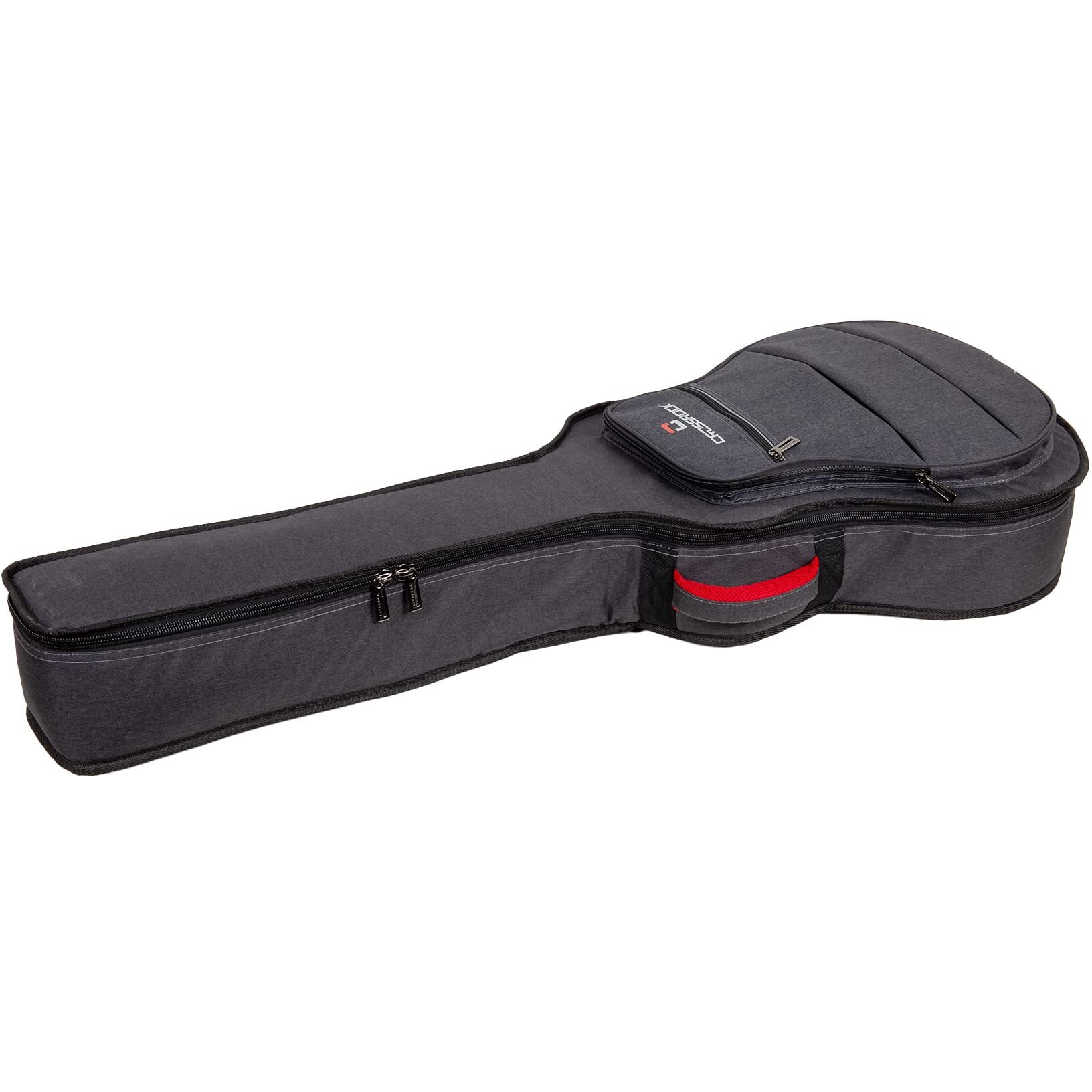 Crossrock 10Mm Padded Guitar Backpack Case For 16"" Archtop/Hollow Body/Jazz Electric Guitars - Lightweight Gig Bag Fits Gretsch Electromatic  Ibanez  Epiphone  Gibson Es Series (Crsg107Sadg)