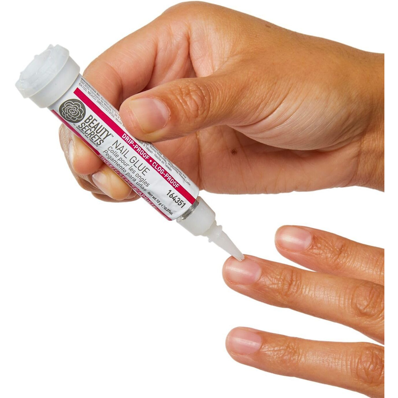 Beauty Secrets Nail Glue  Drip & Clog Proof  6 Pack