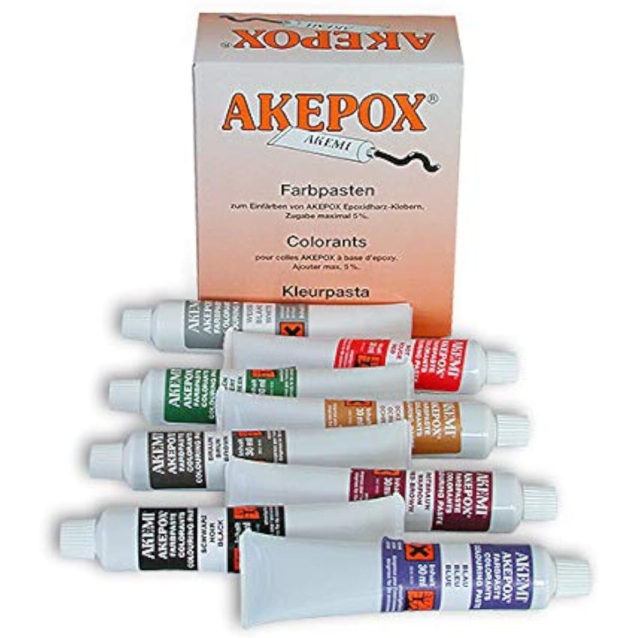 Akemi Akepox Assorted Colorant Set 8/Box