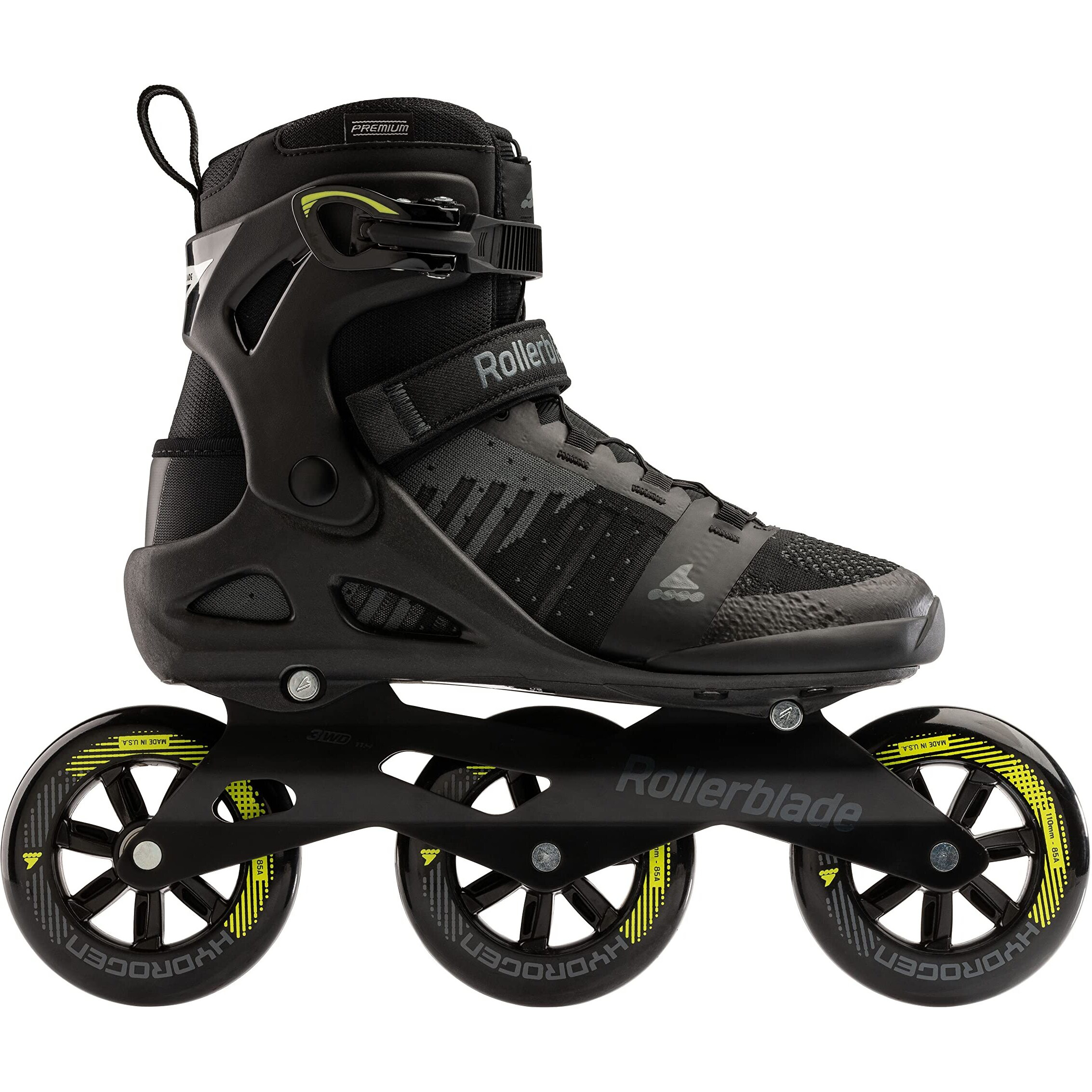 Rollerblade 072204001A113 Macroblade 110 3Wd Black/Lime 13
