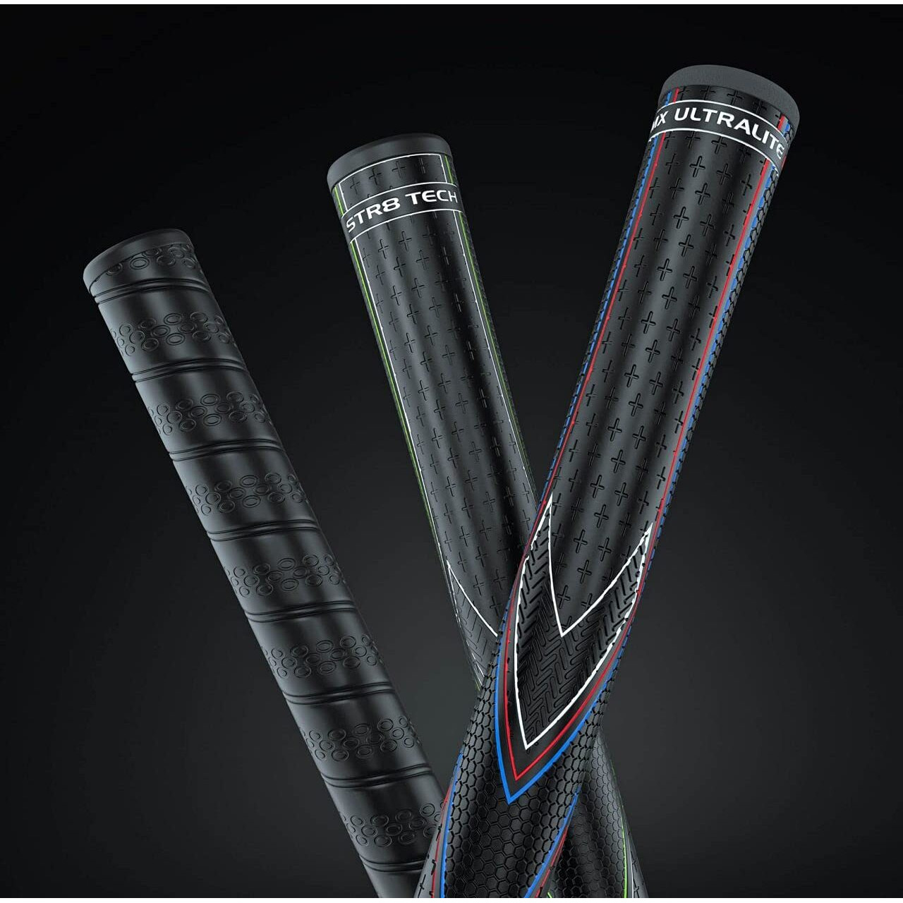 Jumbomax Golf Grips Str8 Tech Ultralite Non-Tapered Golf Club Grips  Super-Oversized Profile Golf Driver Grip  Pack Of 1  X-Small (+3/16"")
