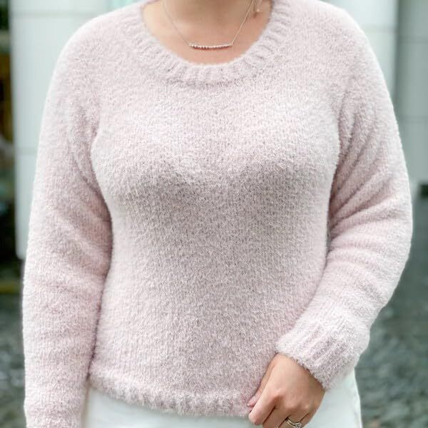 Lion Brand Yarn Feels Like Bliss Yarn  1 Pack  Dusty Rose