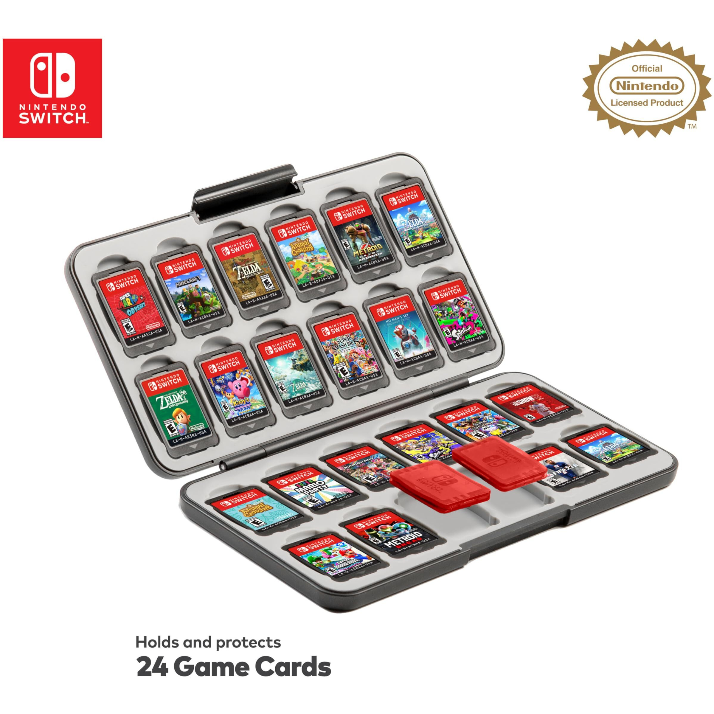 Rds Nintendo Switch Game Card Case - Super Mario - Holds 24 Game Cards And 4 Microsd Cards