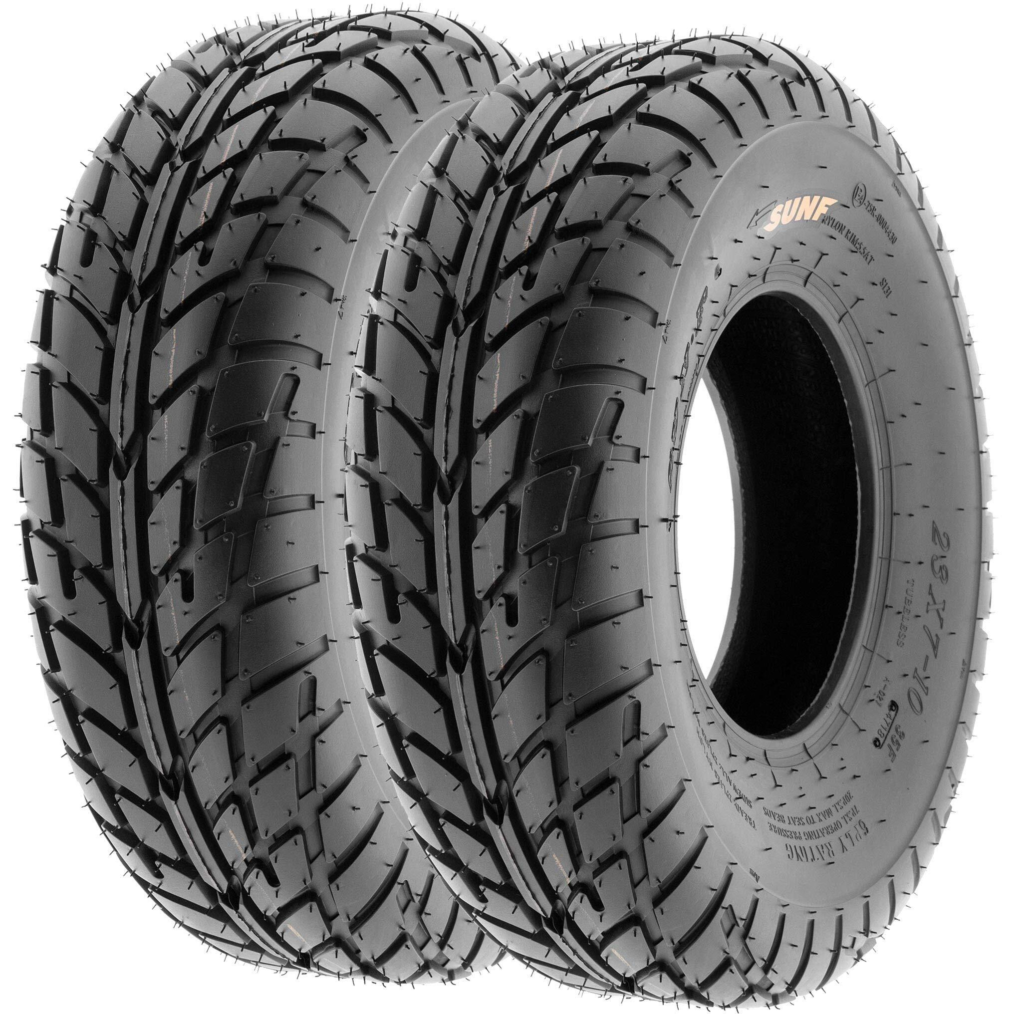 Pair Of 2 Sunf 145/70-6 Quad Atv Utv 6 Ply Tires  Tubeless A021