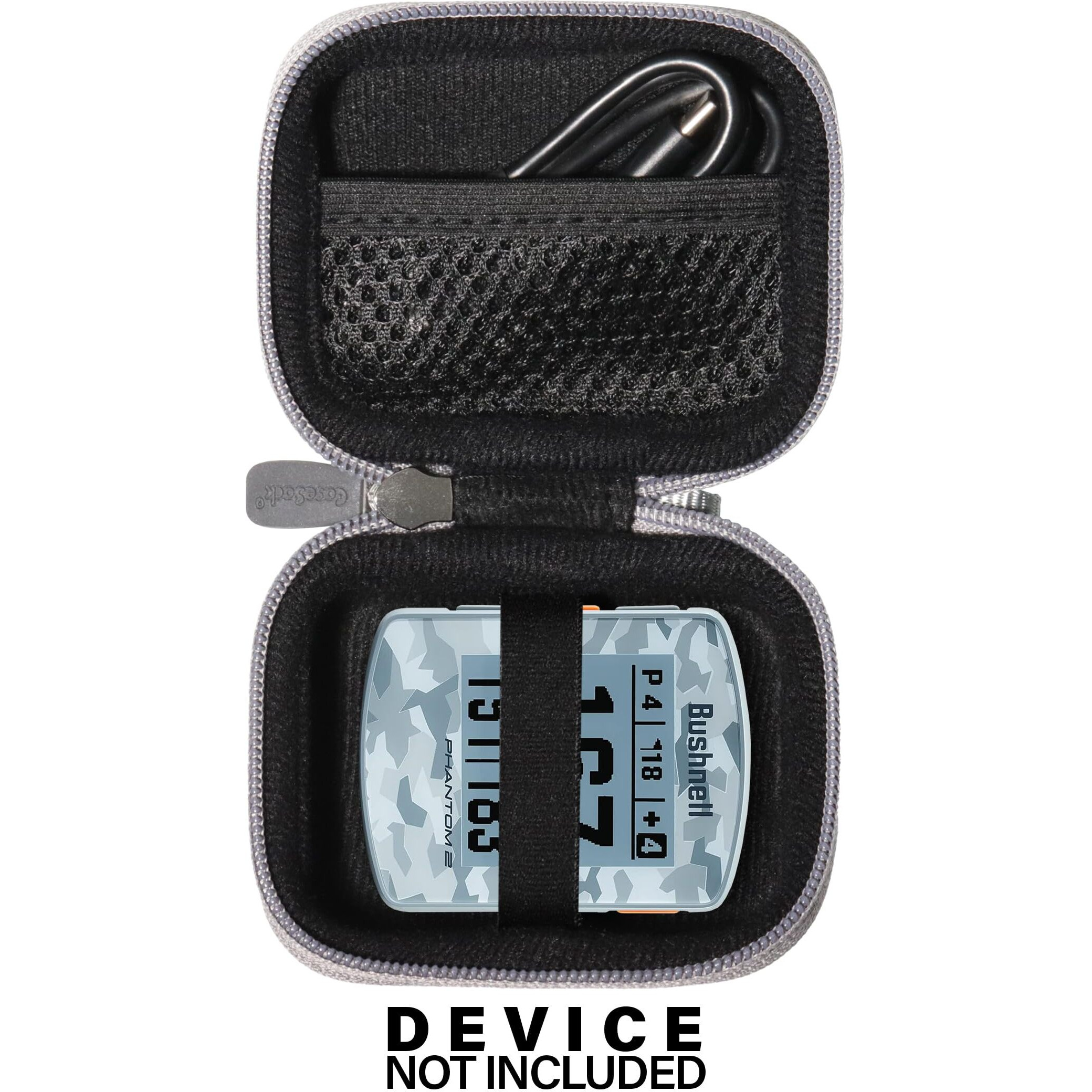 Casesack Golf Gps Case For Bushnell Phantom 3 Handheld Golf Gps  Phantom 2  Phantom Golf Gps  Neo Ghost Golf Gps  Garmin 010-01959-00 Approach G10  & Other Handheld Gps  More Room For Cable And Others
