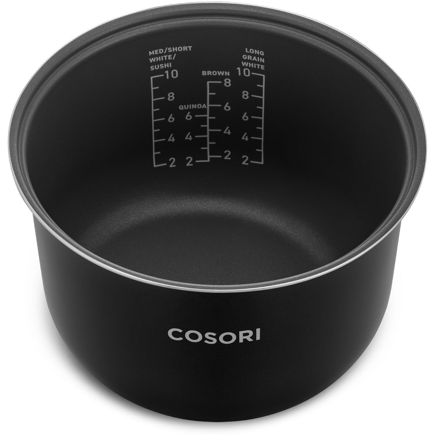 Cosori 5-Quart Rice Cooker Inner Pot Non-Stick For 10 Cup Uncooked Crc-R501- Kus Rice Cooker Only  6-Layer  Crp-R501Ip-Kus
