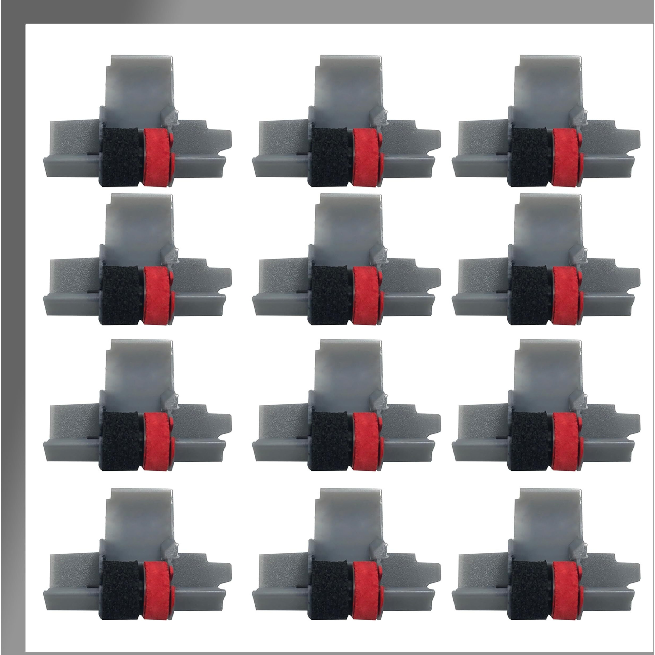 Pokanic Ir-40T  Ir40T Black And Red Ink Roller Ribbon Cartridge Replacement Compatible With Canon P23-Dh V  Casio Hr-100Tm  Hr-150Tm  Sharp El-1750V  El-1801V  Citizen Cp-13 Calculator (12 Pack)