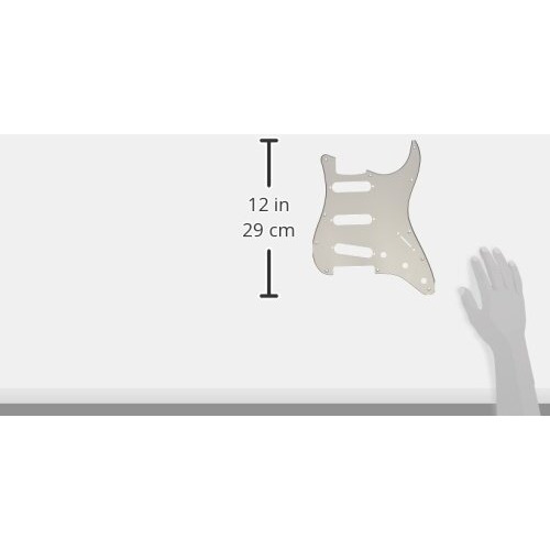 Fender Standard Stratocaster For 3 Single Coil Pickups  11 Hole  3-Ply - White