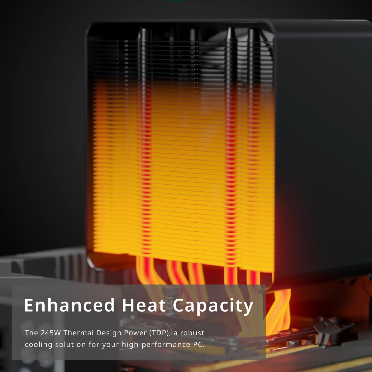 Apnx Ap1-V Black Tower Argb Cpu Air Cooler  5 Heat Pipes  Aluminum Frame  Pwm Hydro Bearing Fan  High Air Flow  165Mm (H)  Intel Lga 1700/1200  Amd Ryzen Am5/Am4