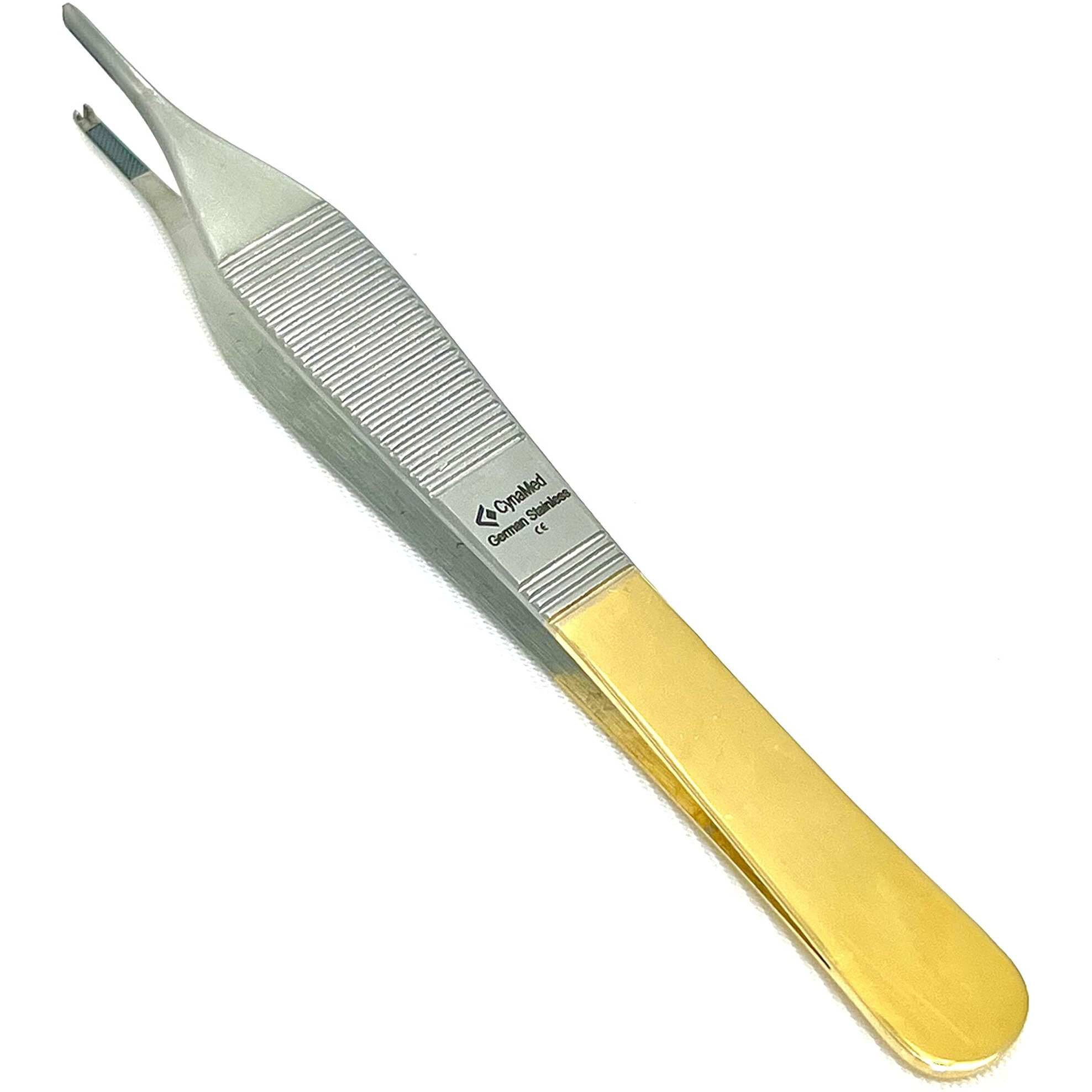 German Premium Tc Adson Tissue Forceps Toothed 1X2 4.75"" Adson Kocher Configuration Veterinary Cynamed
