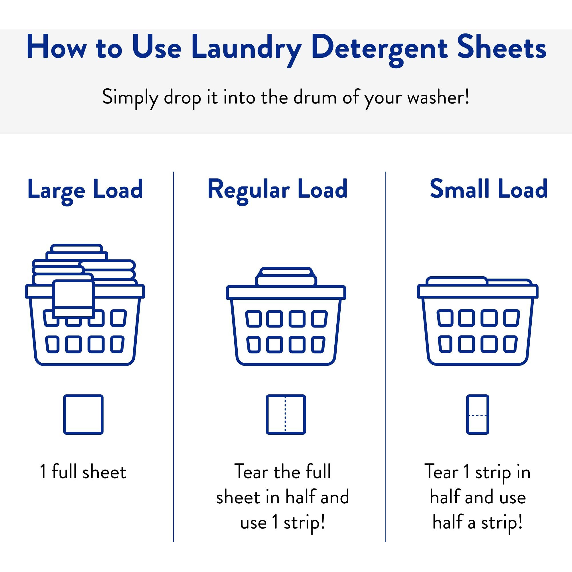 Clean People Laundry Detergent Sheets- Recyclable Packaging  Hypoallergenic  Stain Fighting  Works With All Machines Including He (384 Count  Fragrance Free)