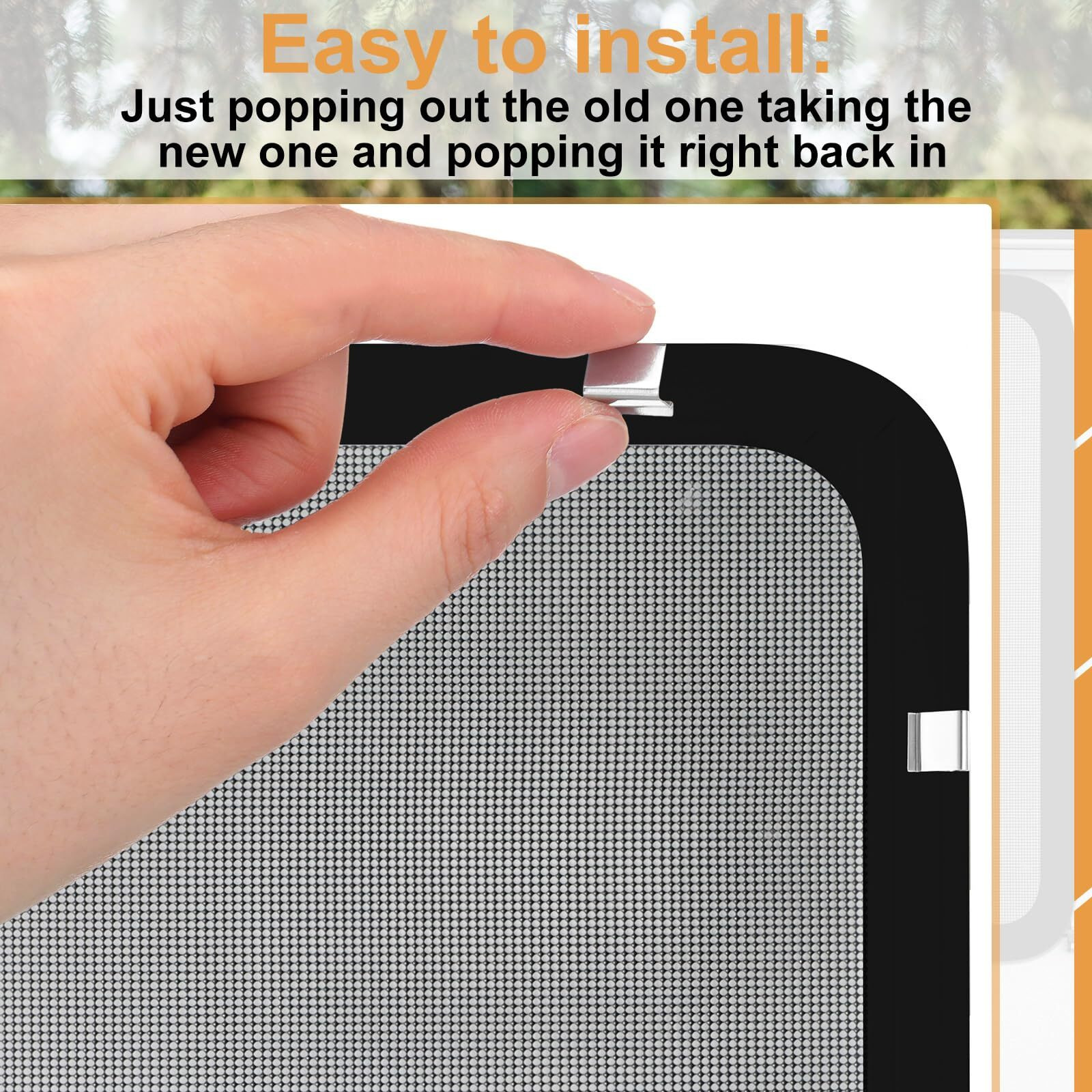 Datanly 16 Pcs Rv Window Replacement Screen Clips Screen Installer Clips Screen Retainers Clips Rv Roll Form Screen Spring Bail For Replacing Clips On Rv Window Screens Repairing Screen Frames