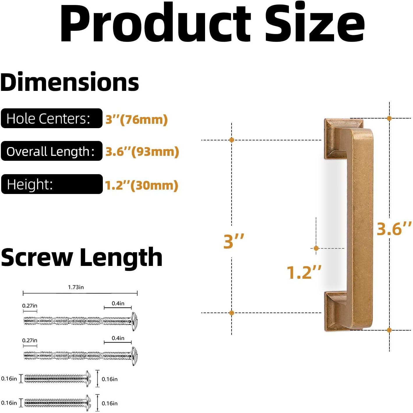 Komotia 10 Pack 3 Inch Cabinet Pulls Antique Brass Kitchen Cabinet Handles Zinc Alloy Drawer Pulls Solid Cabinet Hardware