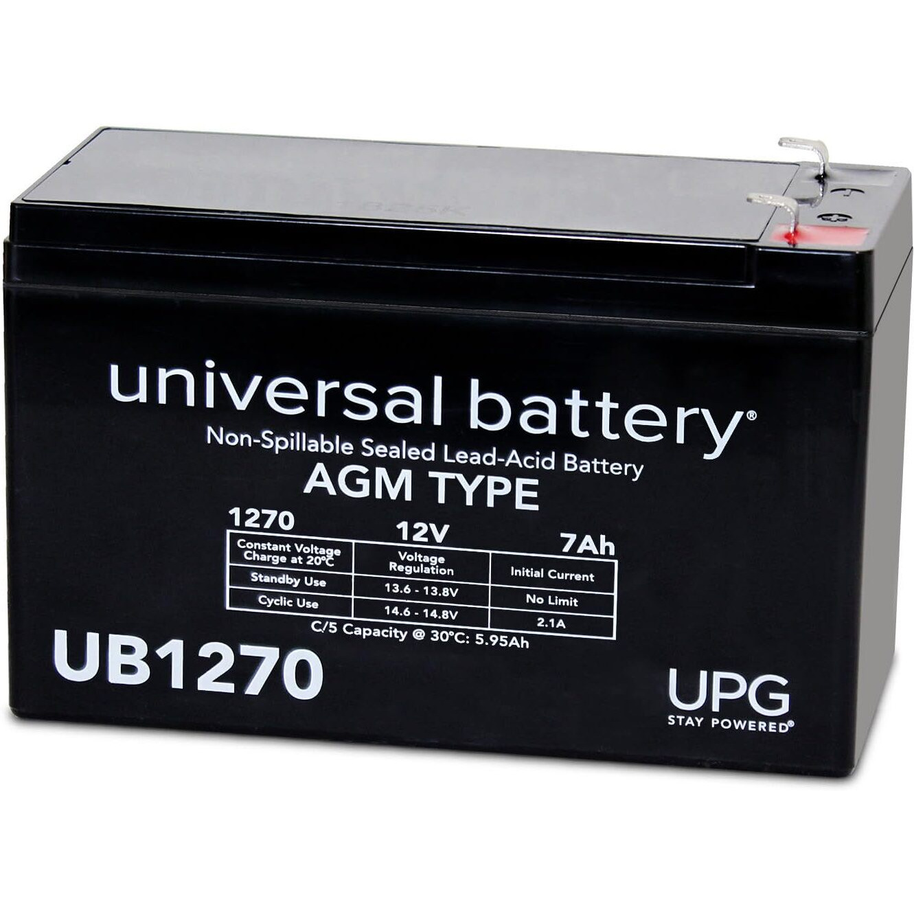 Universal Power Group Upg Ub1270-12V 7Ah Sla Battery