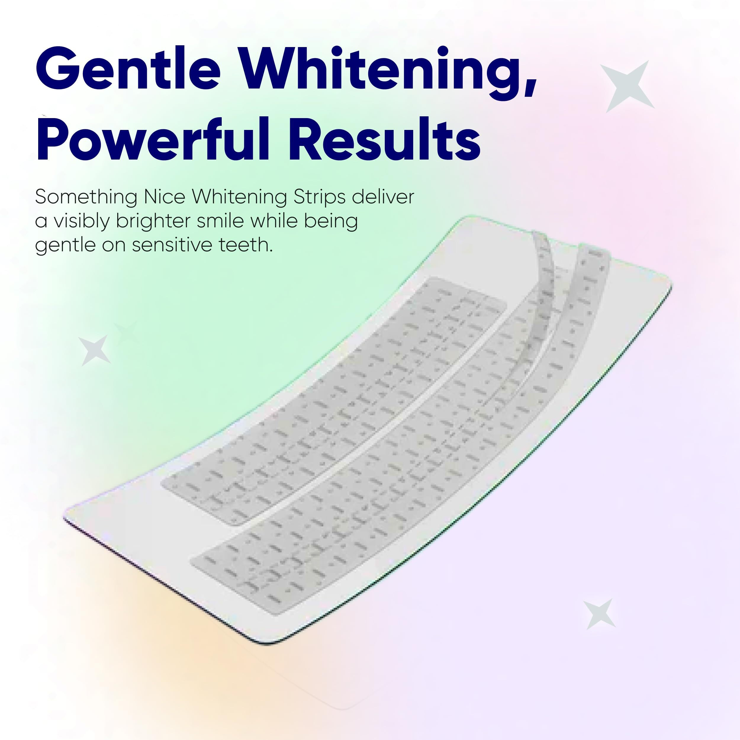 Something Nice Lumismart Whitening Strips - Dentist-Designed  Enamel Safe  Up To 42 Treatments With Smart Adjust - Teeth Whitening Strips In Mint For Sensitive Teeth