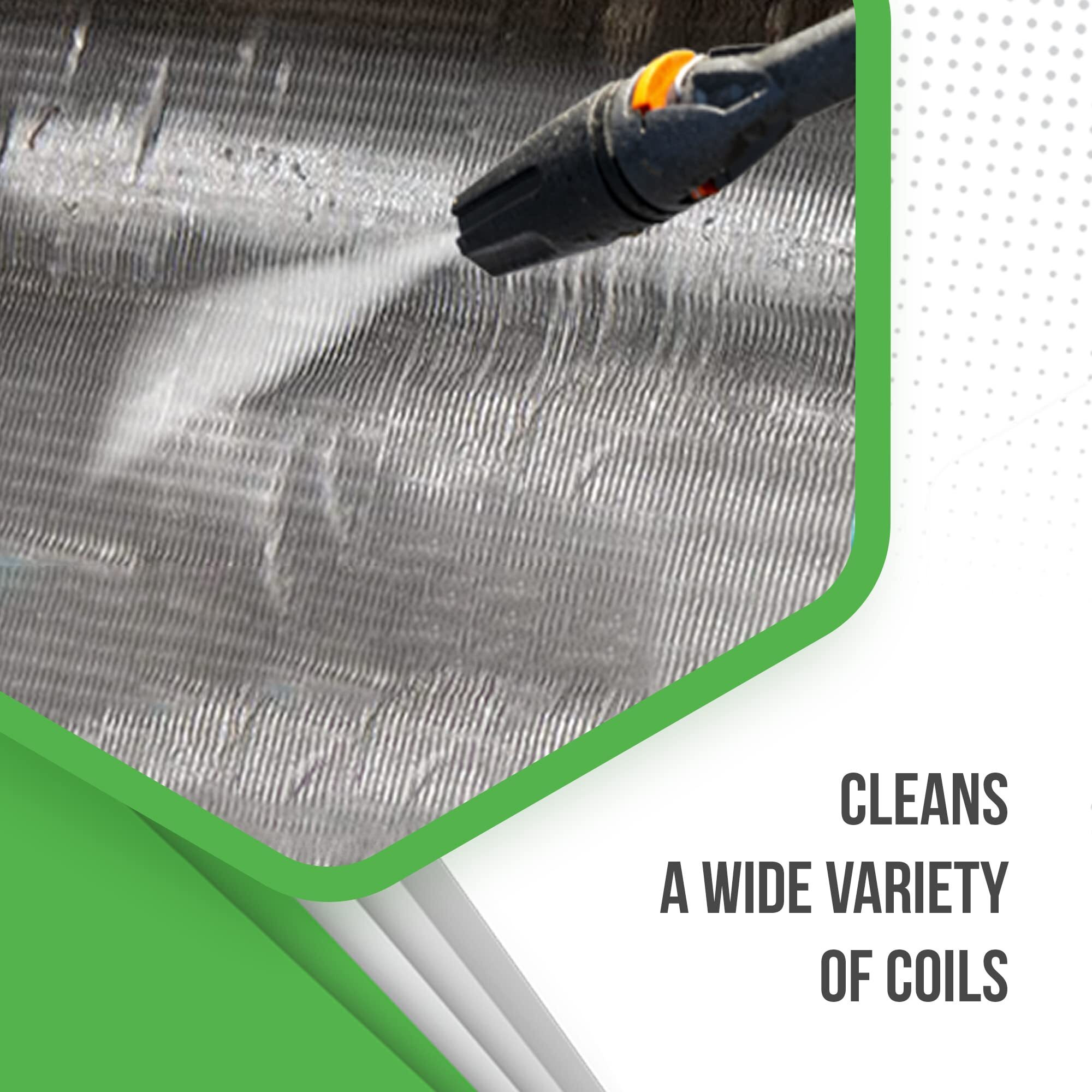 Qwikproducts Foaming Coil Cleaner For Ac Unit  Heating  Refrigerator  Air Conditioner No Rinse Coil Cleaner Spray Breaks Down Dirt  Dust  Grease  And Oil