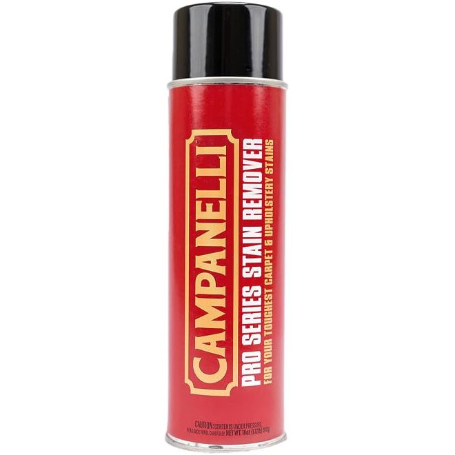 Campanelli Pro Series Stain Remover - 18Oz Aerosol - Point & Spray Carpet Cleaner  Spot Remover  Great For Pet Stains & Odors  Upholstery  Fabrics  & More