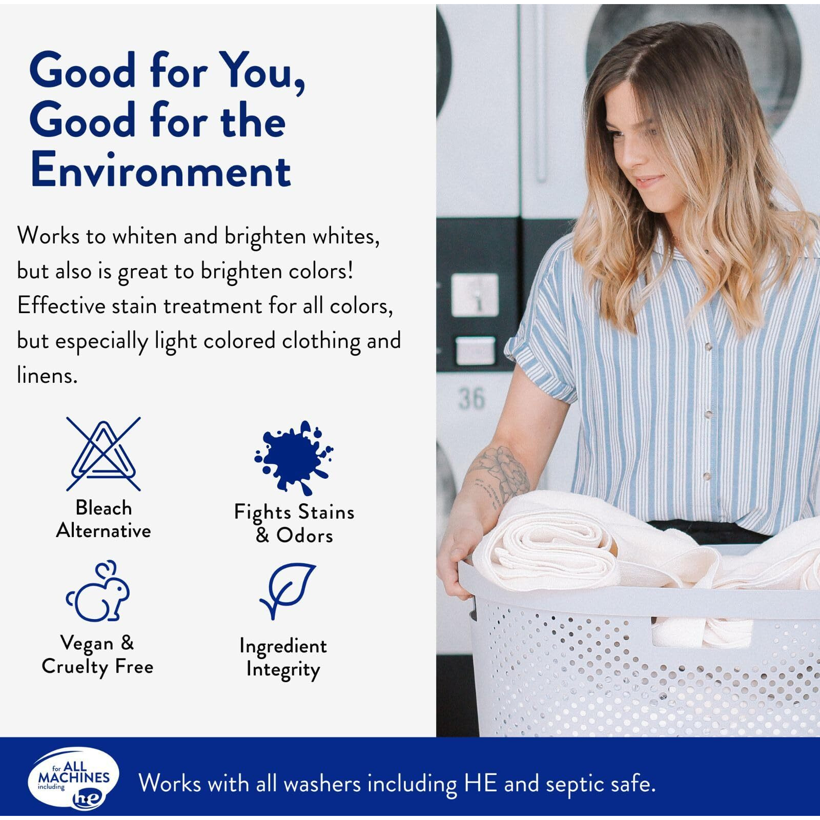 The Clean People Oxygen Brightener Stain Remover | Bleach Alternative  Simple Ingredients  Brightens Dull Whites And Colors | 79 Oz 2 Pack