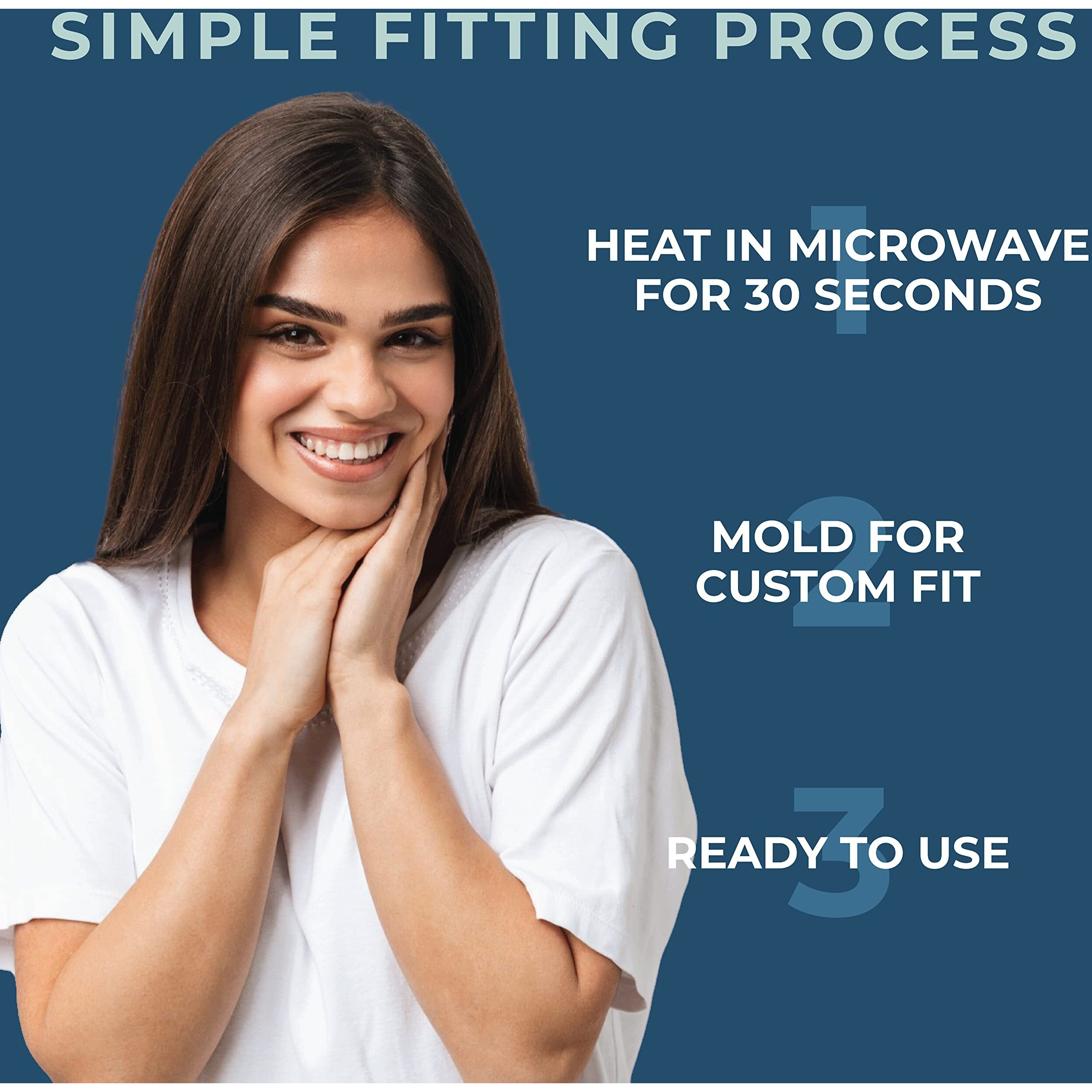 Kloud Night Guard - Mouth Guard For Clenching Teeth And Grinding Teeth  2 Pack Custom Moldable Dental Mouth Guard