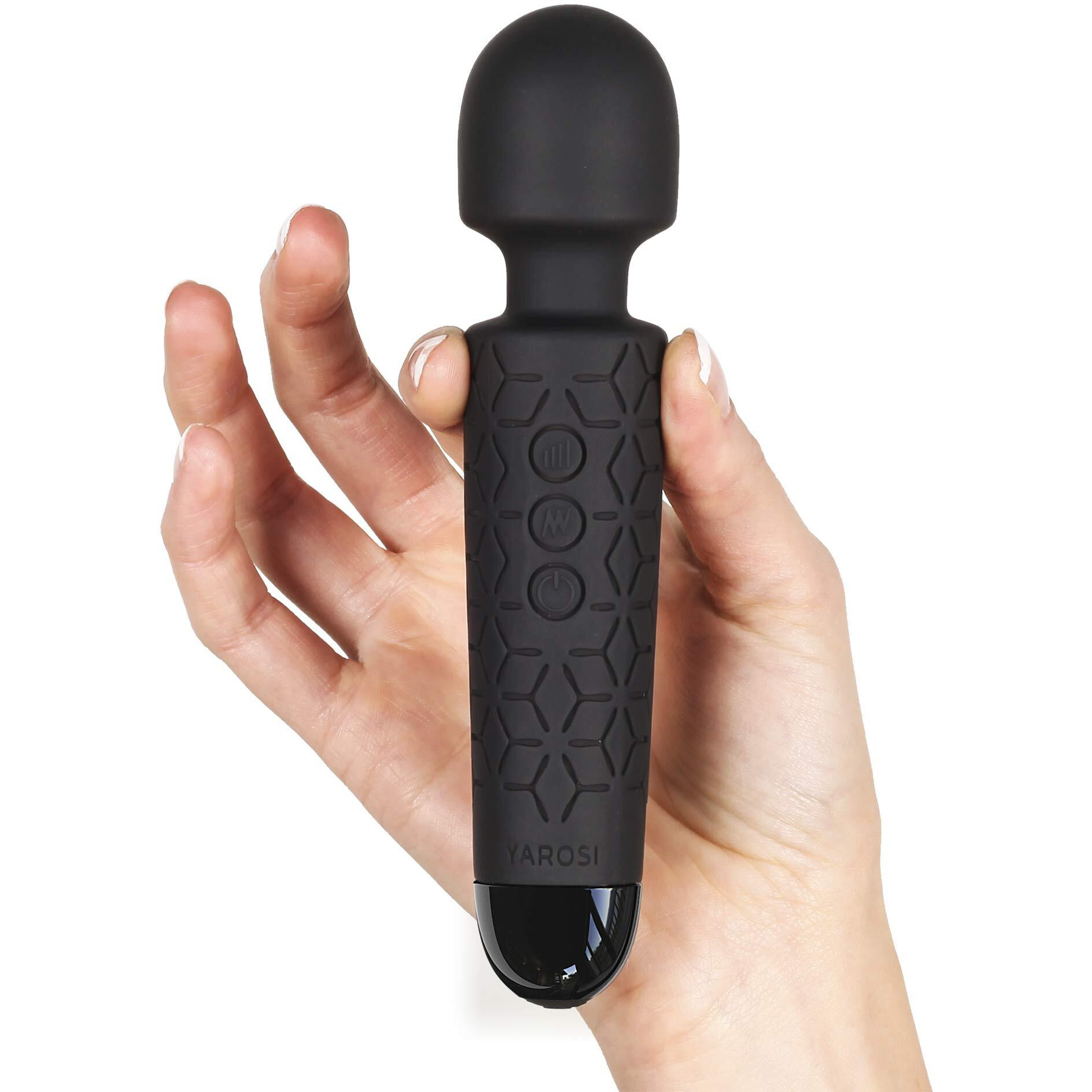Yarosi Micro Personal Massage Device Smallest And Strongest Cordless Handheld Massager - Powerful - Best For Travel - Magic Stress Away - Perfect On Back Legs Hand Pains And Sports Recovery