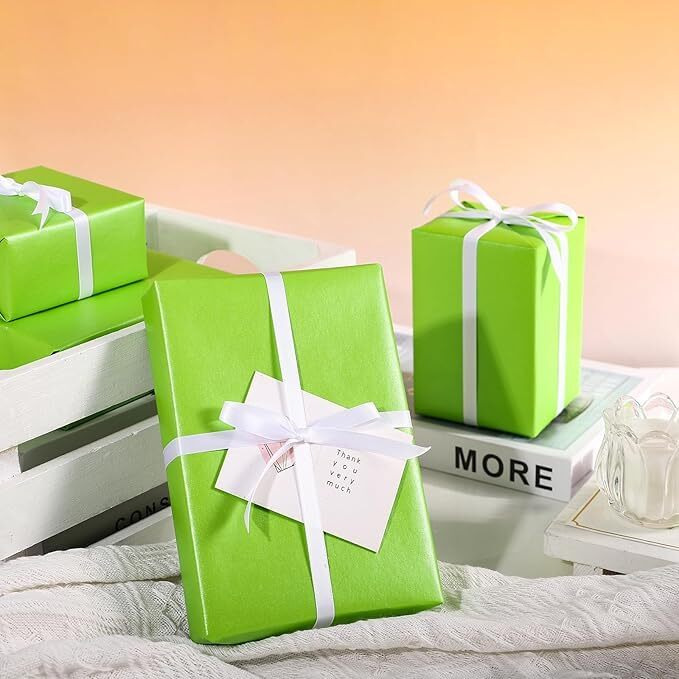 Wrapaholic Solid Color Pearl Glossy Wrapping Paper Light Green Matte Gift Wrapping Paper - Perfect For Baby Shower Party Birthday Diy Bouquet Wedding - 17In X 32.8Ft Roll  46 Sq. Ft
