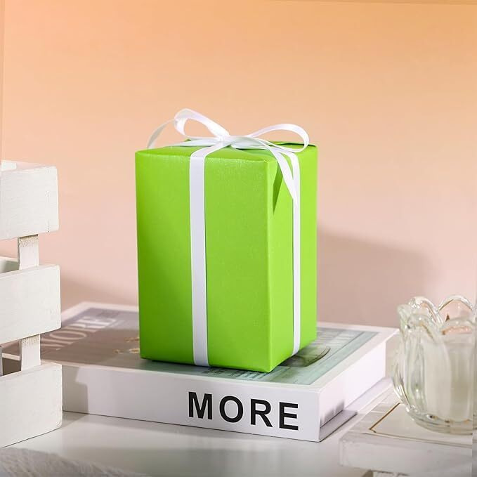 Wrapaholic Solid Color Pearl Glossy Wrapping Paper Light Green Matte Gift Wrapping Paper - Perfect For Baby Shower Party Birthday Diy Bouquet Wedding - 17In X 32.8Ft Roll  46 Sq. Ft