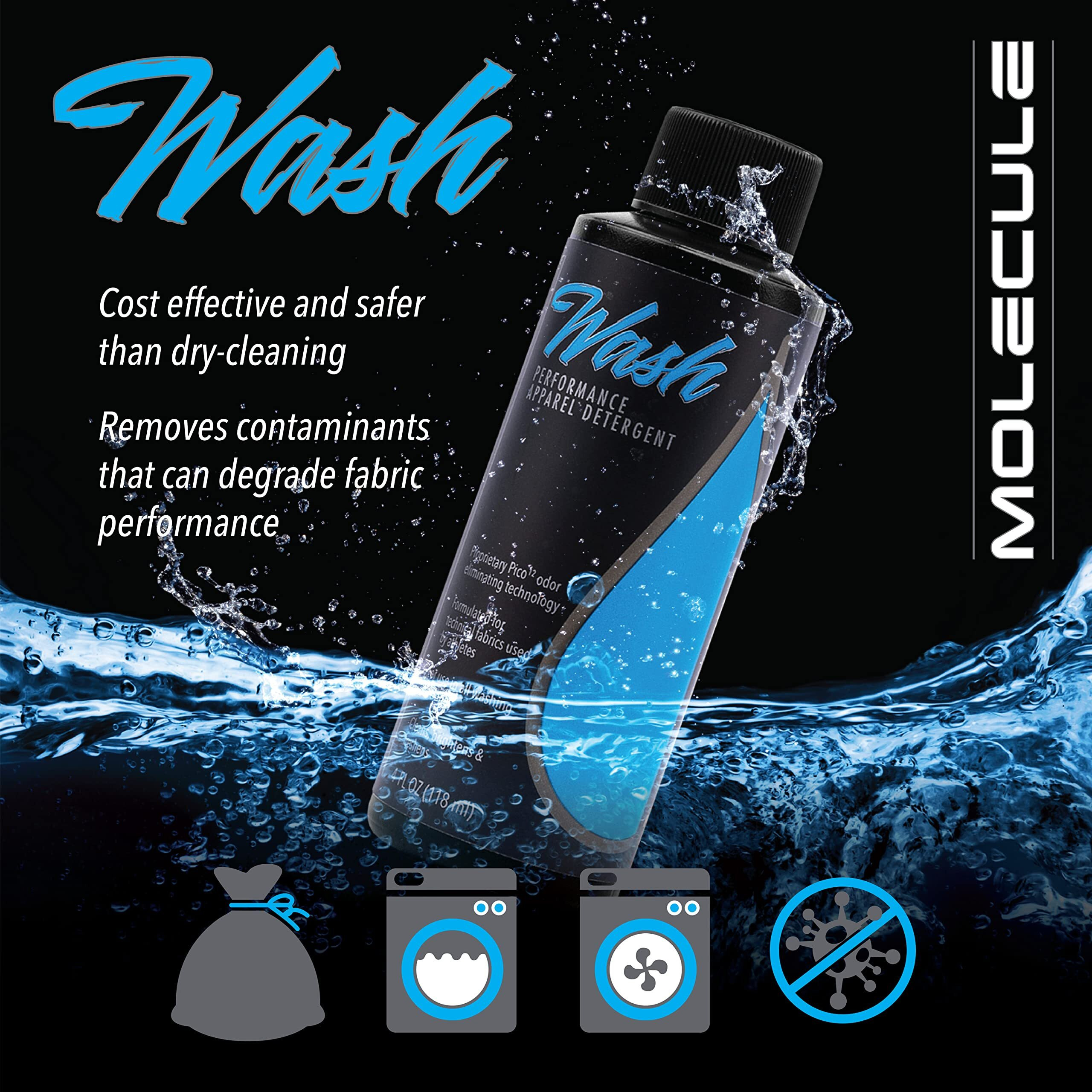 Molecule Wash  Performance Apparel Care  Race Suits  Cleans  Brightens And Freshens  1 Gallon