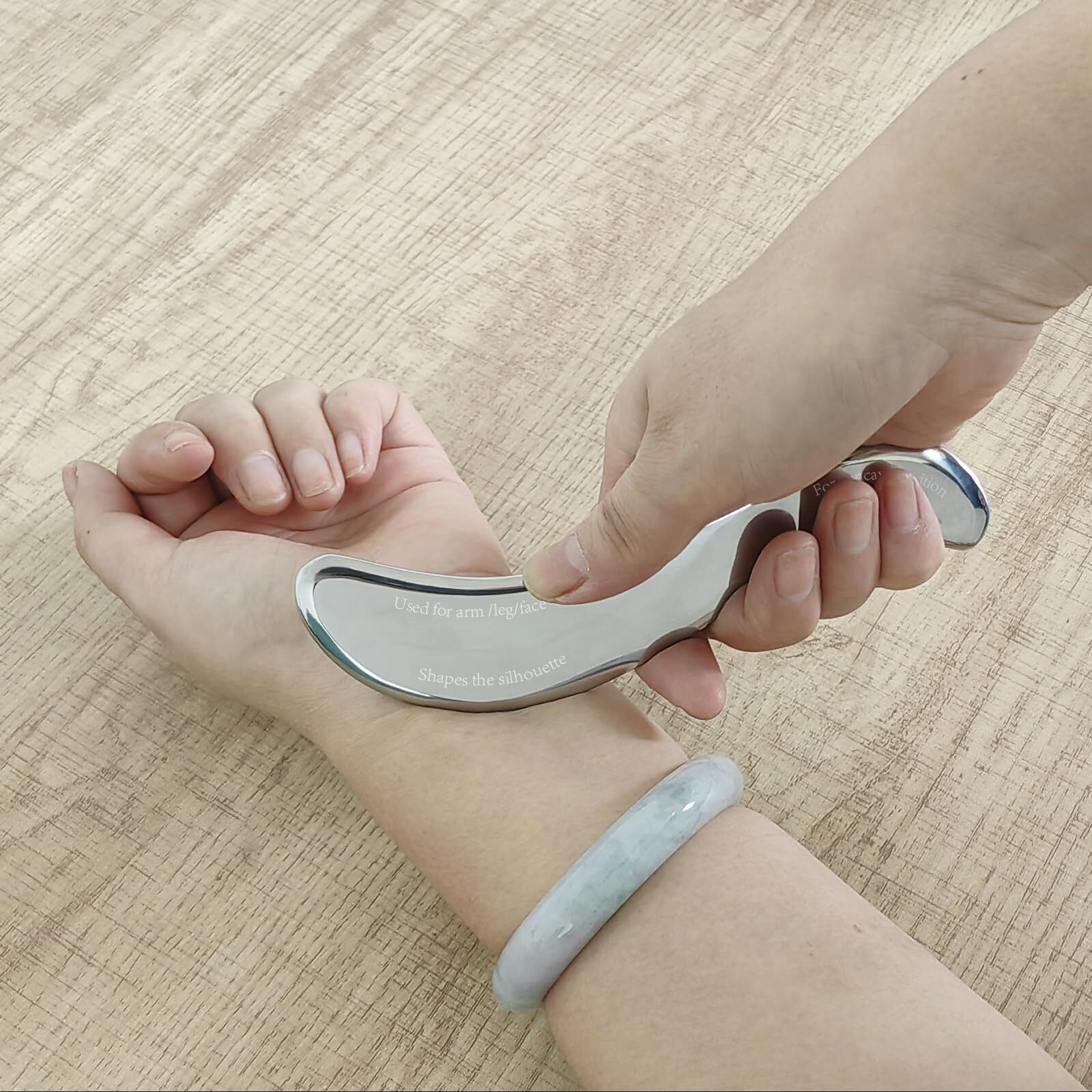 Byyddiy Stainless Steel Gua Sha Muscle Scraper Tool Scar Tissue Tool Physical Therapy Tools Muscle Scraping Tool Guasha Massage Scraper Iastm Tools (S.S-1)