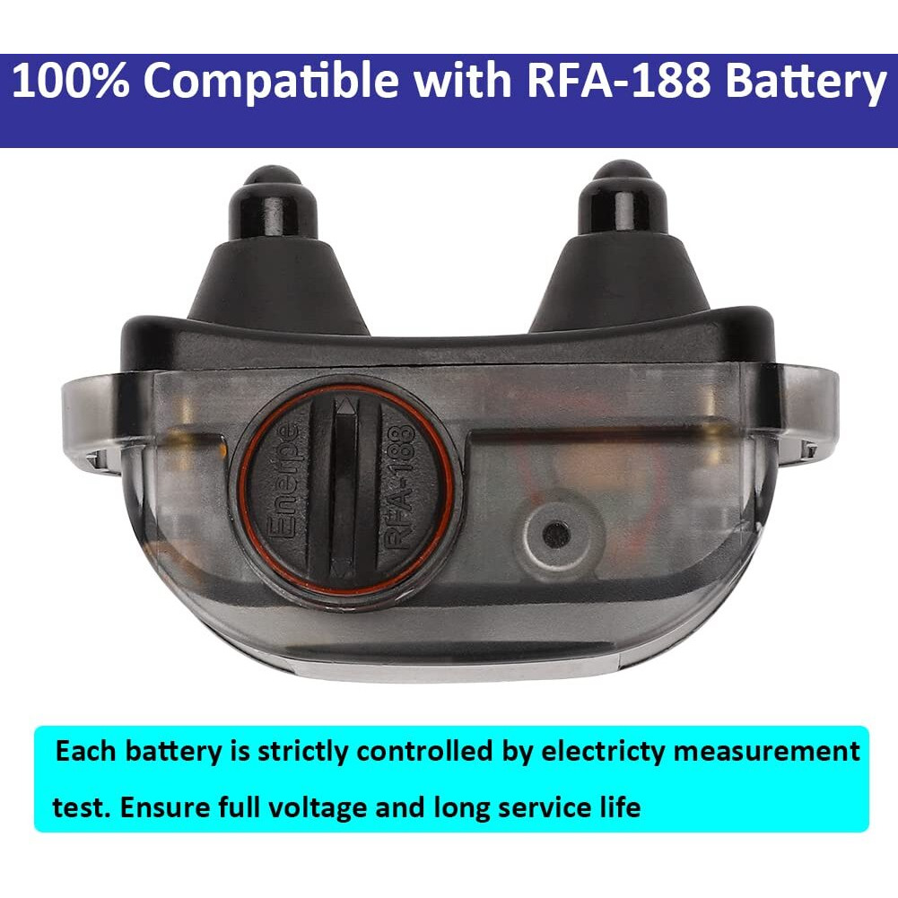 Enerpe Rfa-188 Replacement Batteries High Capacity Compatible With Petsafe Collars 8-Pack
