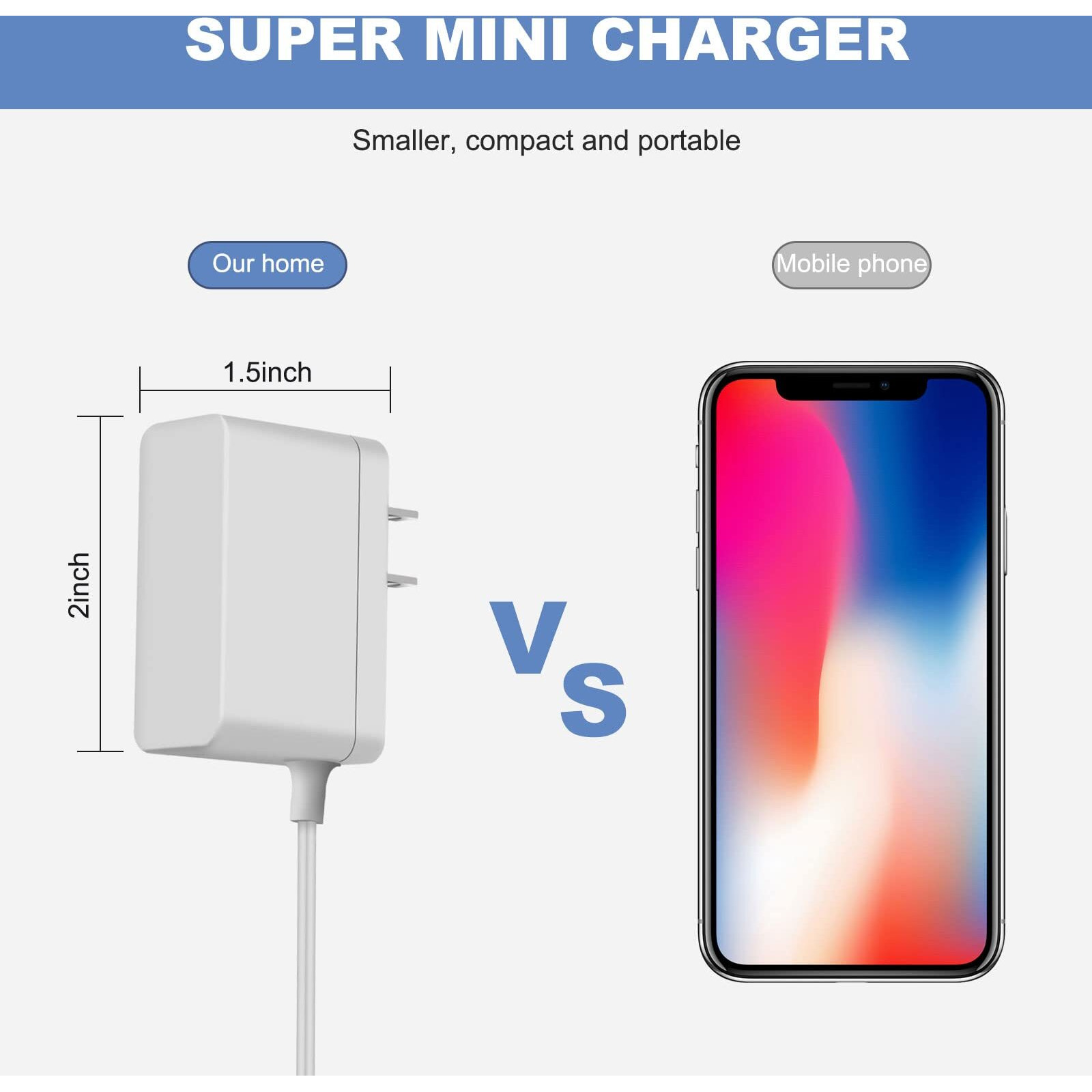 Hv270 Charger Replacement Compatible With Hitachi Magic Wand Hv-270 Rechargeable Cordless Massager Power Adapter Supply Cord (Only For Hv270)