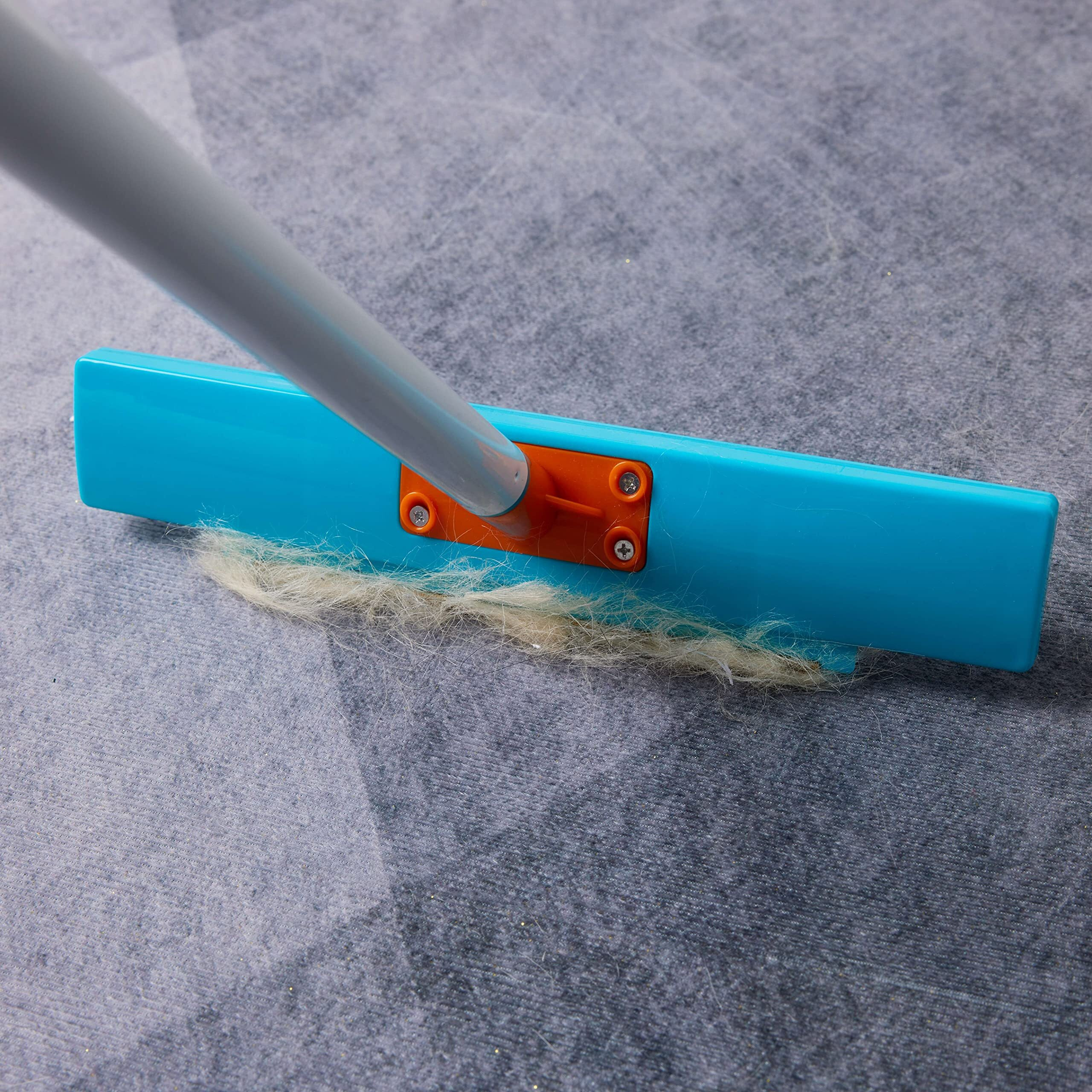 Jolllax Carpet Rake-Carpet Hair Removal Tool-Carpet Rake To Fluff Carpet-Carpet Scraper Brush Rug Comb Pet Cat Fur Dog Hair Remover For Couch Furniture Carpet Broom