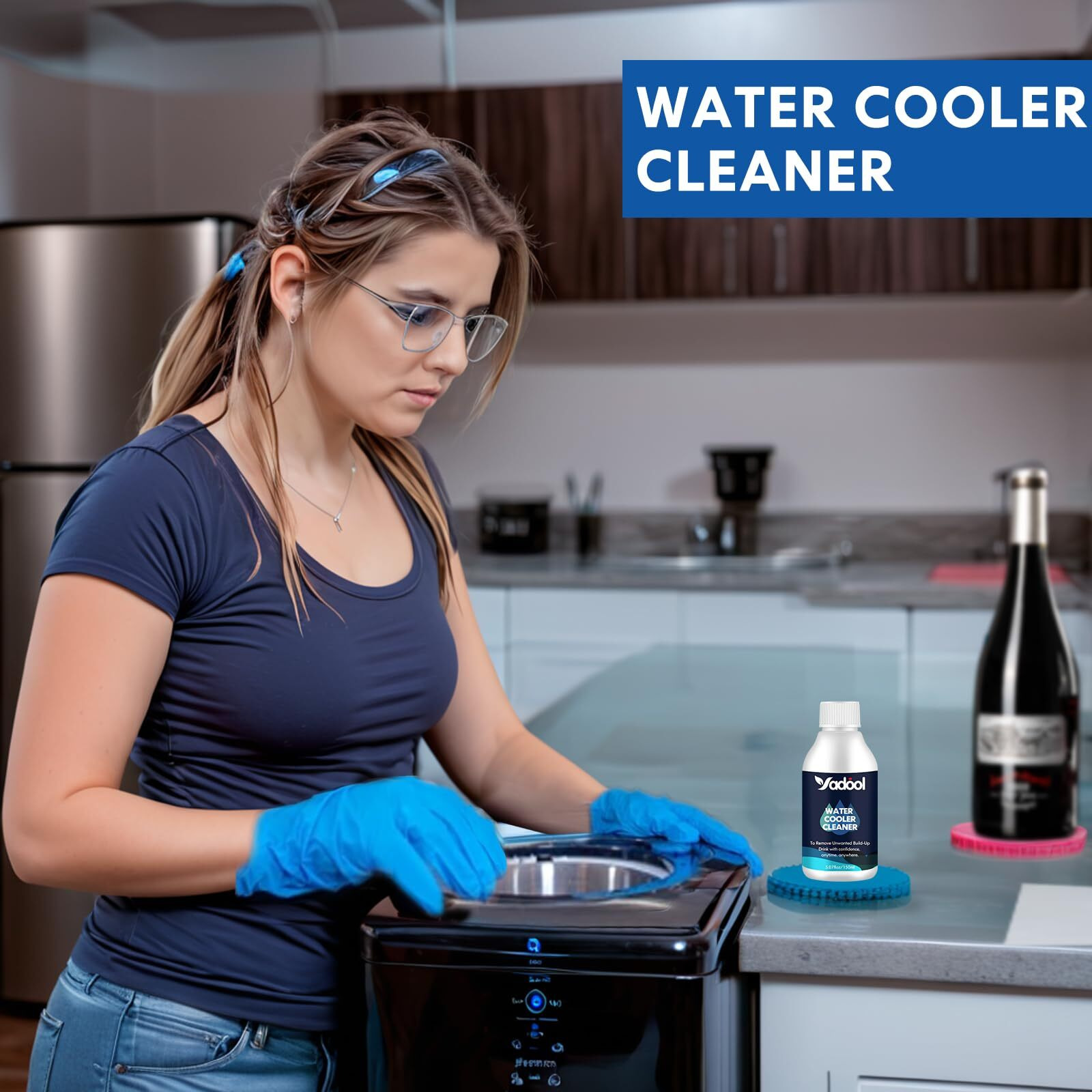 Yadool Water Cooler Cleaning Kit  Compatible With Virtually All Water Coolers  Easy To Use  Caring For Family  5.07Fl Oz