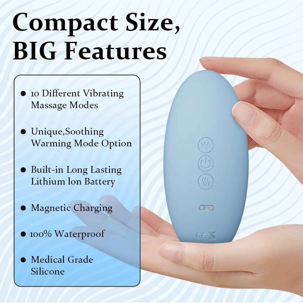 Tmj Relief Products Jaw  Tmj Relief Massager  Ergonomic Tmj Massage Tool - Gentle Vibrations And Heat For Pain Relief  Tension  And Stiffness