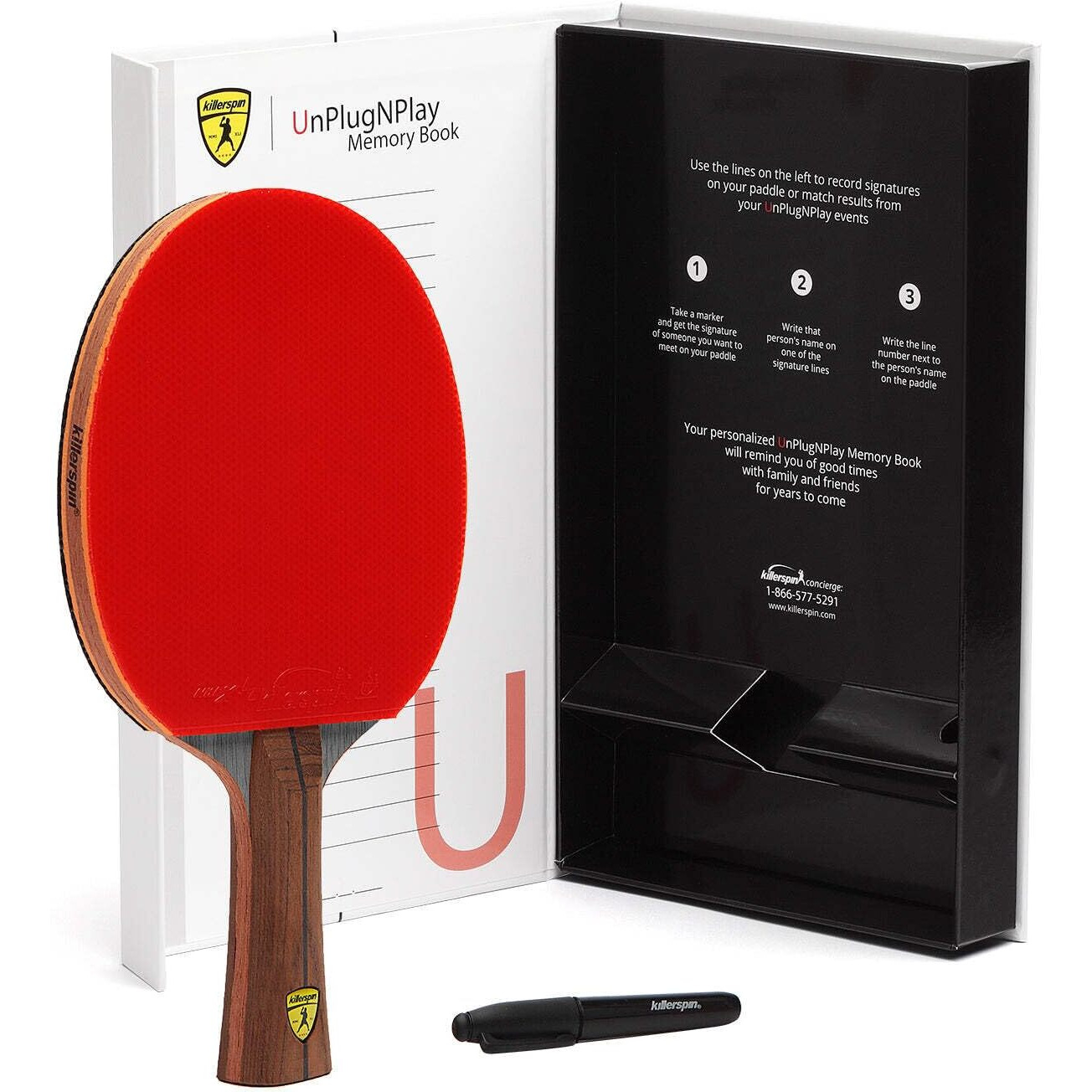 Killerspin Jet 800 Speed N2 - A Professional Grade Ping Pong Paddle - Ittf Approved Table Tennis Paddle - Competition Grade  For Advanced Players  Red/Black