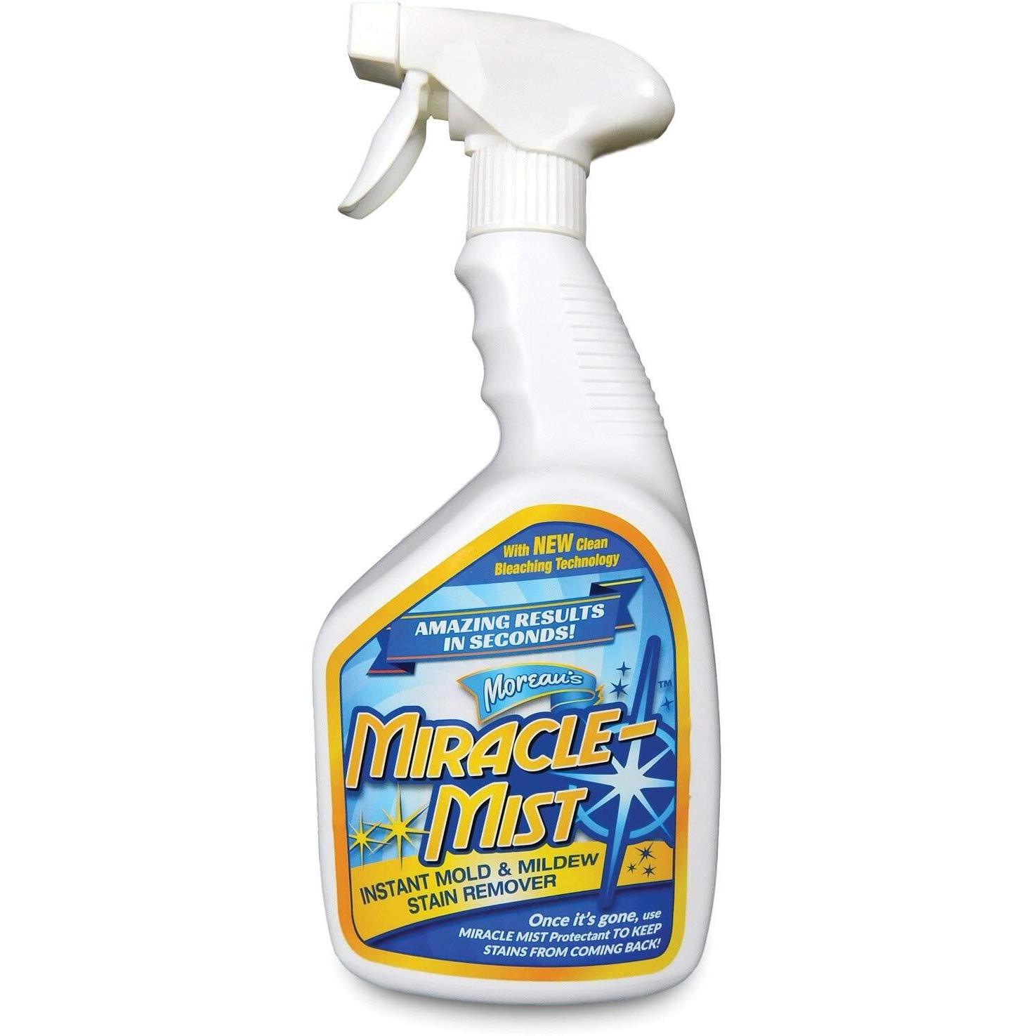 Miraclemist Mmic-4 Instant Mold And Mildew Stain Remover (32-Ounce Spray Bottle)