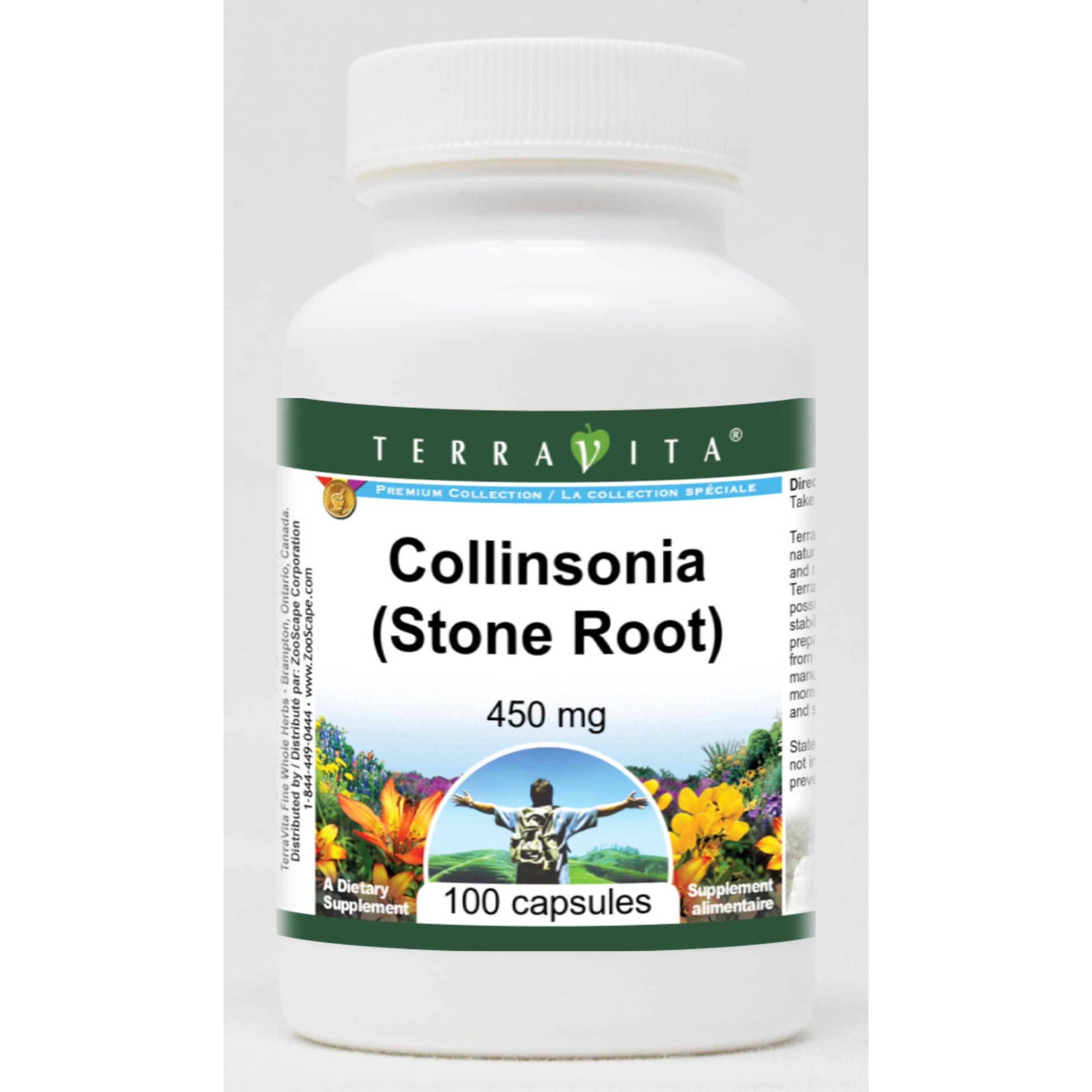 Collinsonia (Stone Root) - 450 Mg (100 Capsules  Zin 510769)