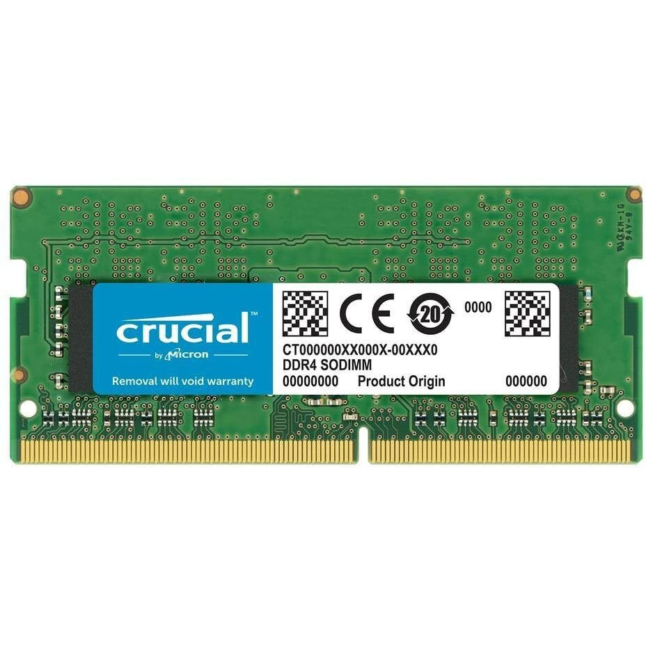 Crucial 16Gb Single Ddr4 2400 Mt/S (Pc4-19200) Dr X8 Sodimm 260-Pin Memory - Ct16G4Sfd824A