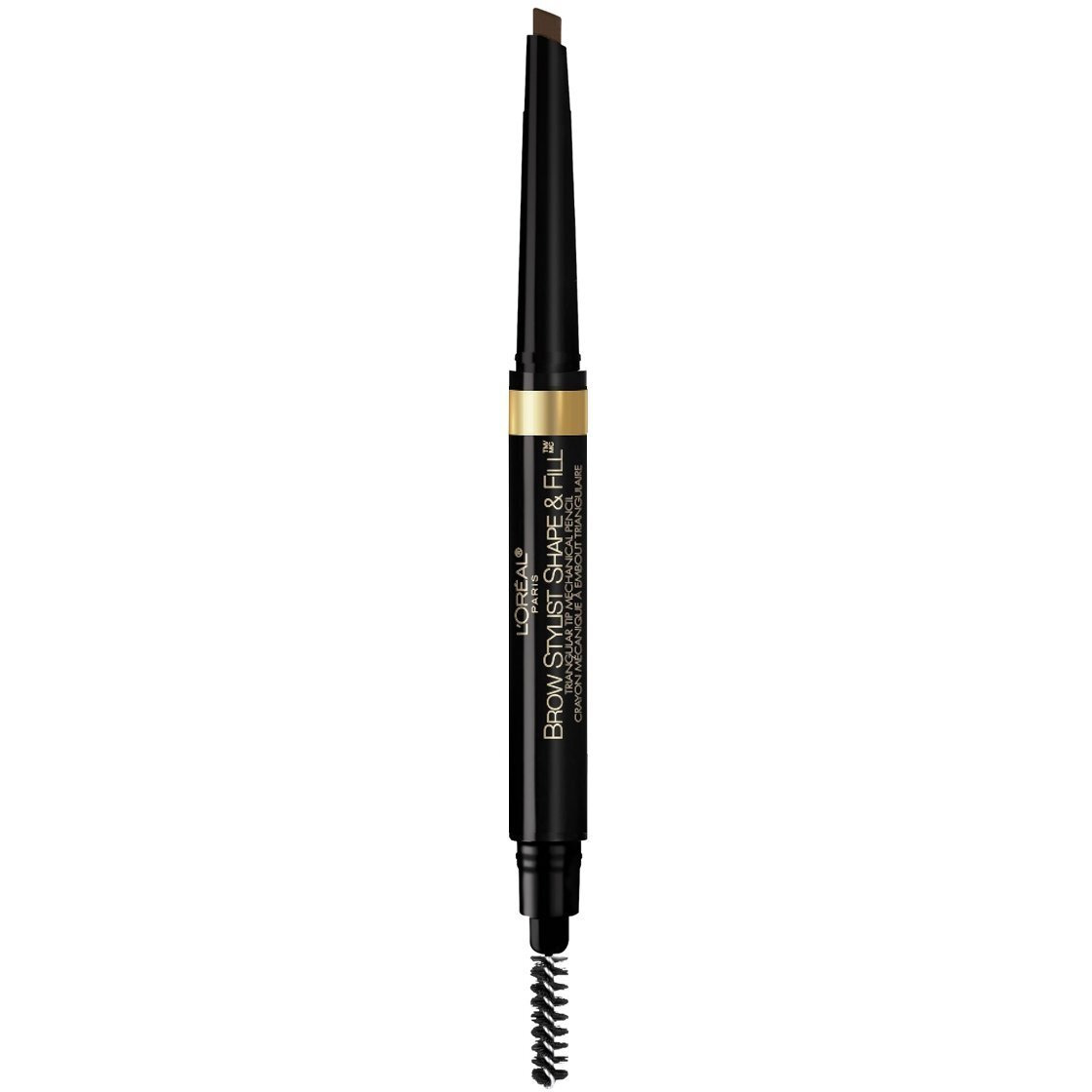 LorAl Paris Brow Stylist Shape & Fill Mechanical Eye Brow Makeup Pencil  Dark Brunette  0.008 Oz.