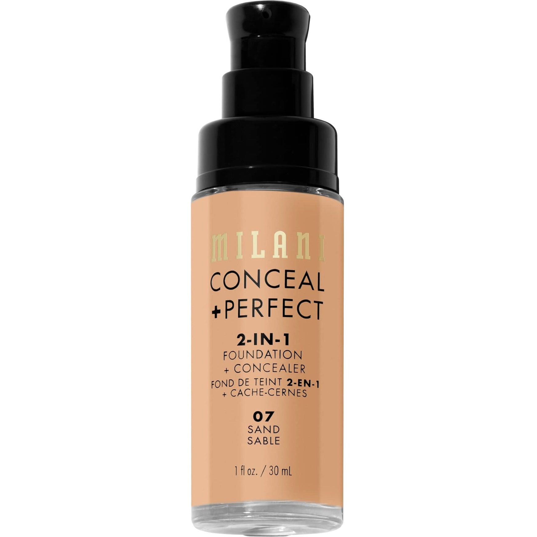 Milani Conceal + Perfect Liquid Foundation In Sand  1 Fl. Oz.