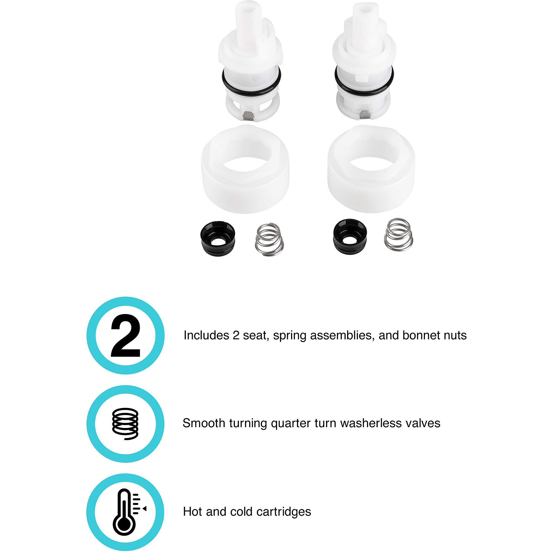 Dura Faucet Df-Rk400 Rv Cartridge Replacement Kit For Acrylic Knobs