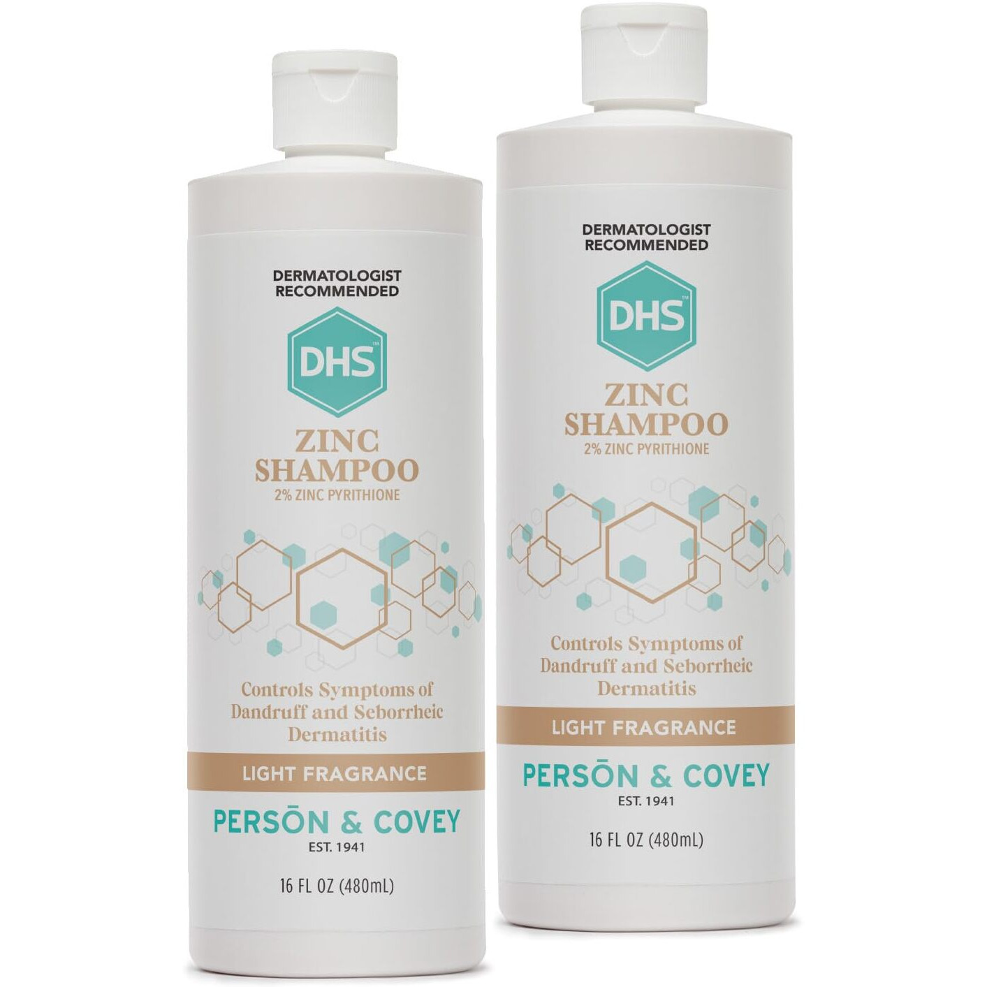 Dhs Zinc Shampoo  16 Oz (Pack Of 2)