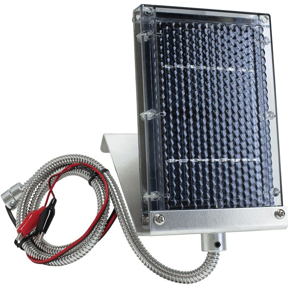 Wildgame Innovations Outdoor Hunting Power Deer Feeder Battery Charger Edrenaline Solar Panel  6 Volt