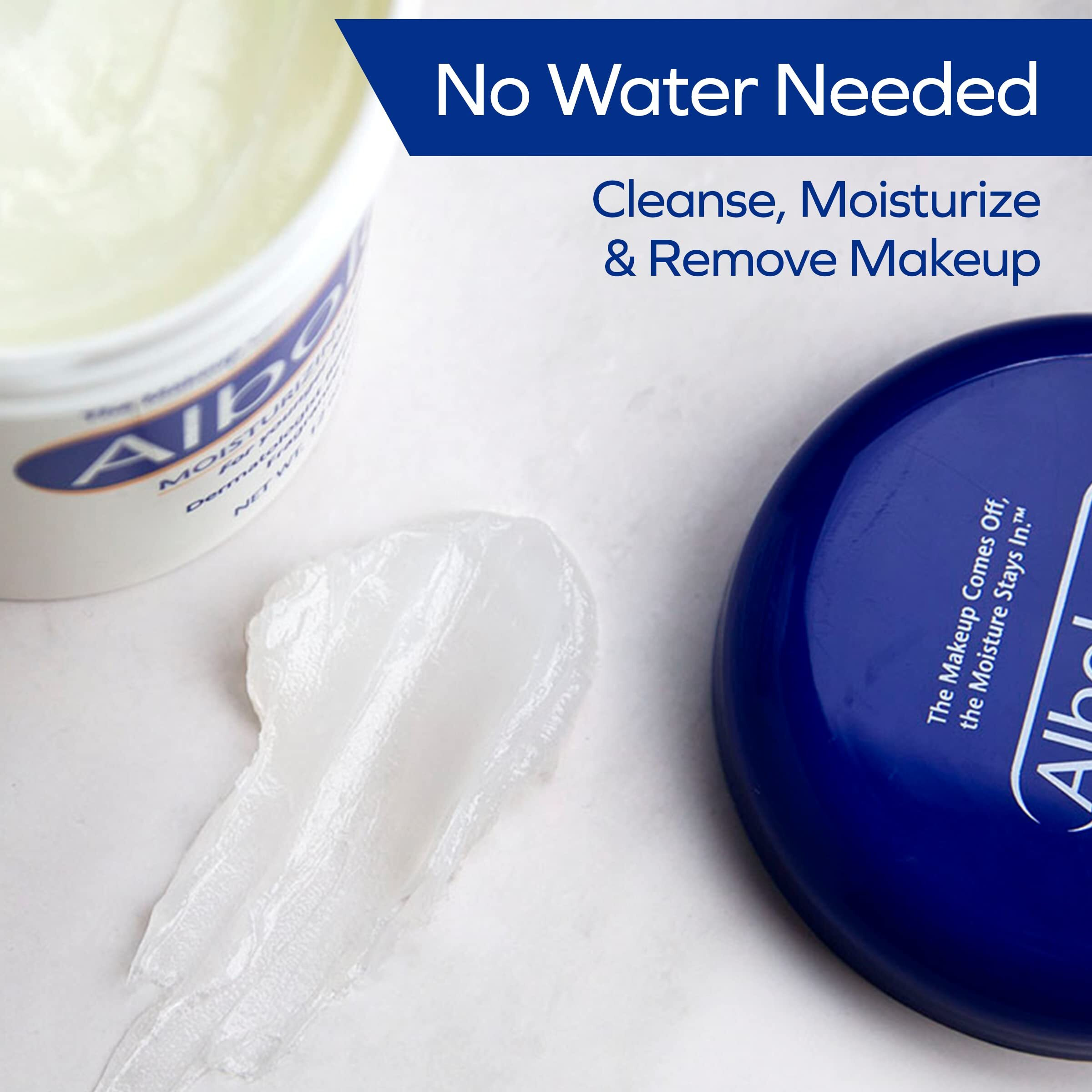 Albolene Face Moisturizer And Makeup Remover  Facial Cleanser And Cleansing Balm  Beta Carotene Fragrance Free Cream  12 Oz