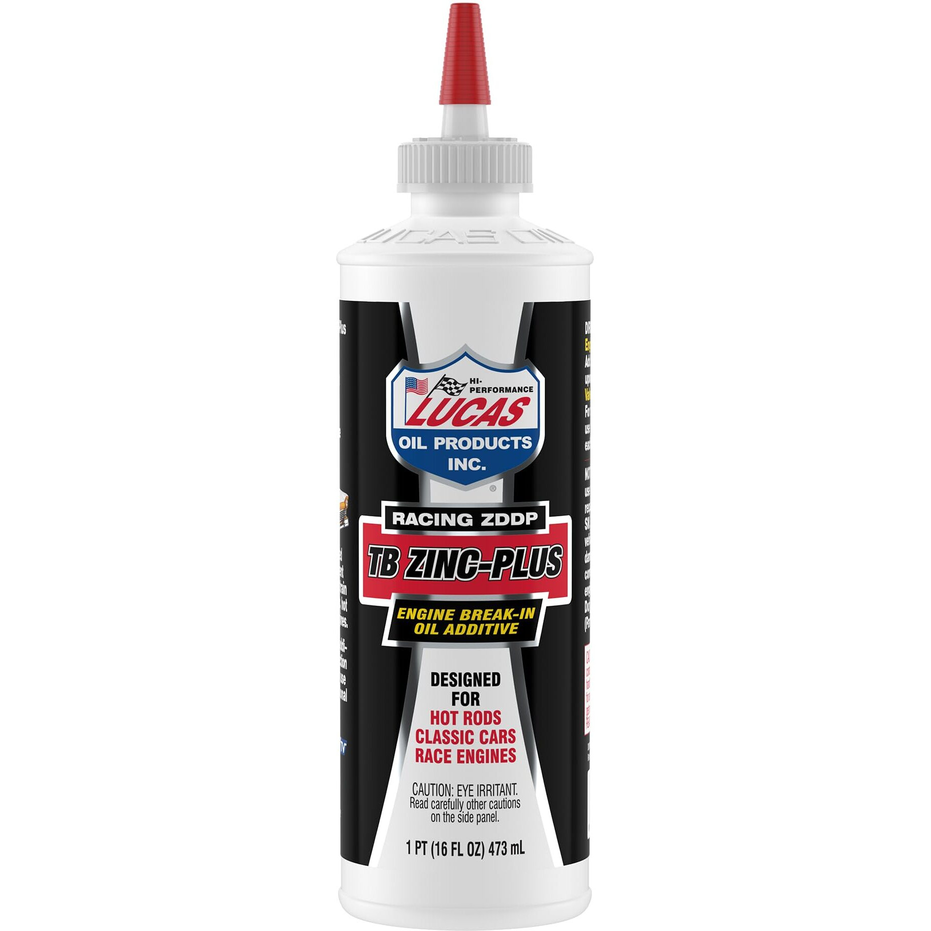 Lucas Oil 10063 Engine Break In Oil Additive W/ Tb Zinc Plus - 16 Ounce